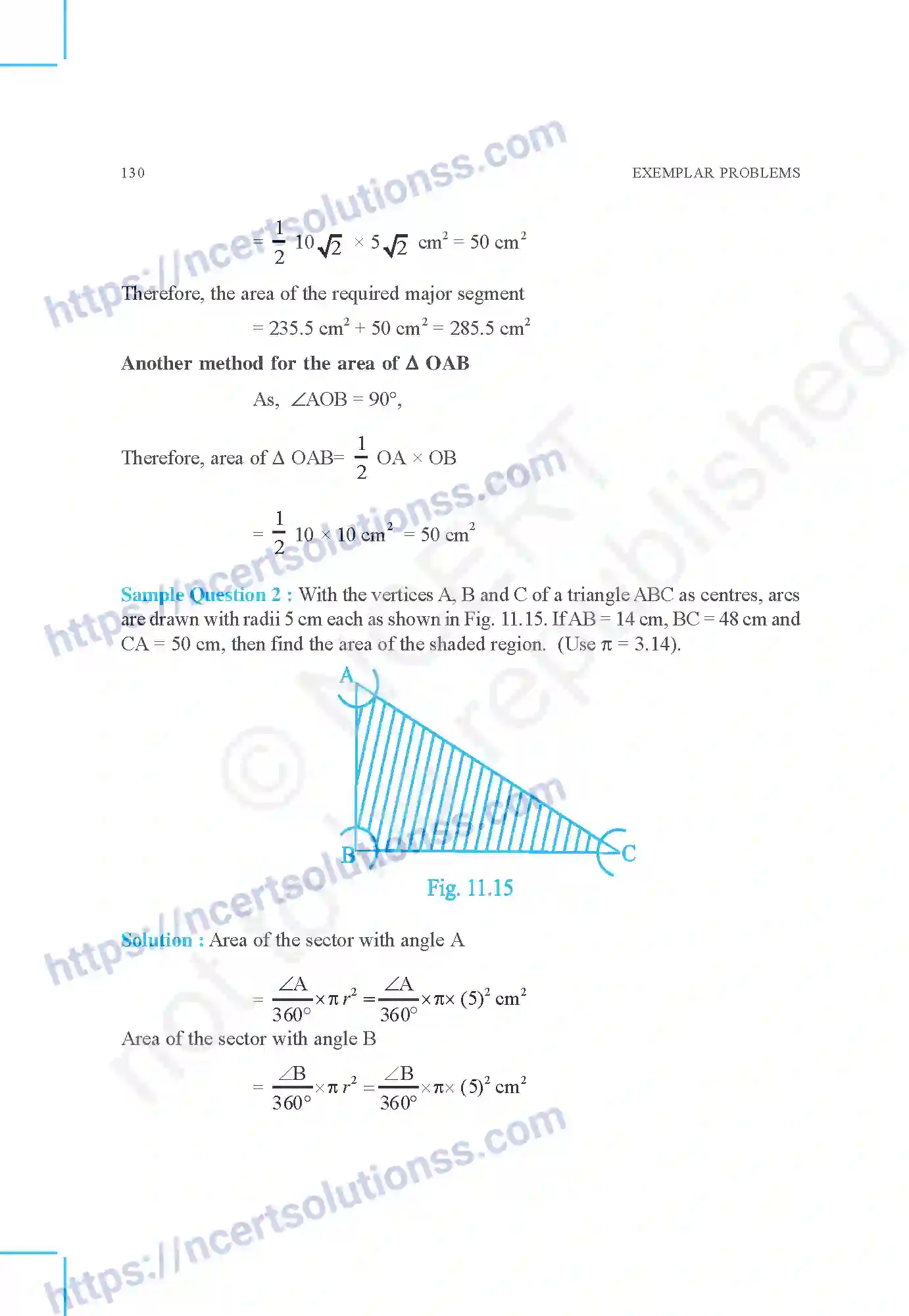 NCERT-Exemplar-Questions-Class-10-Mathematics--Area-Related-To-Circles-156-page-12
