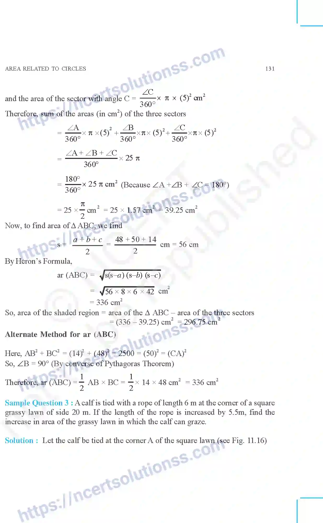 NCERT-Exemplar-Questions-Class-10-Mathematics--Area-Related-To-Circles-156-page-13