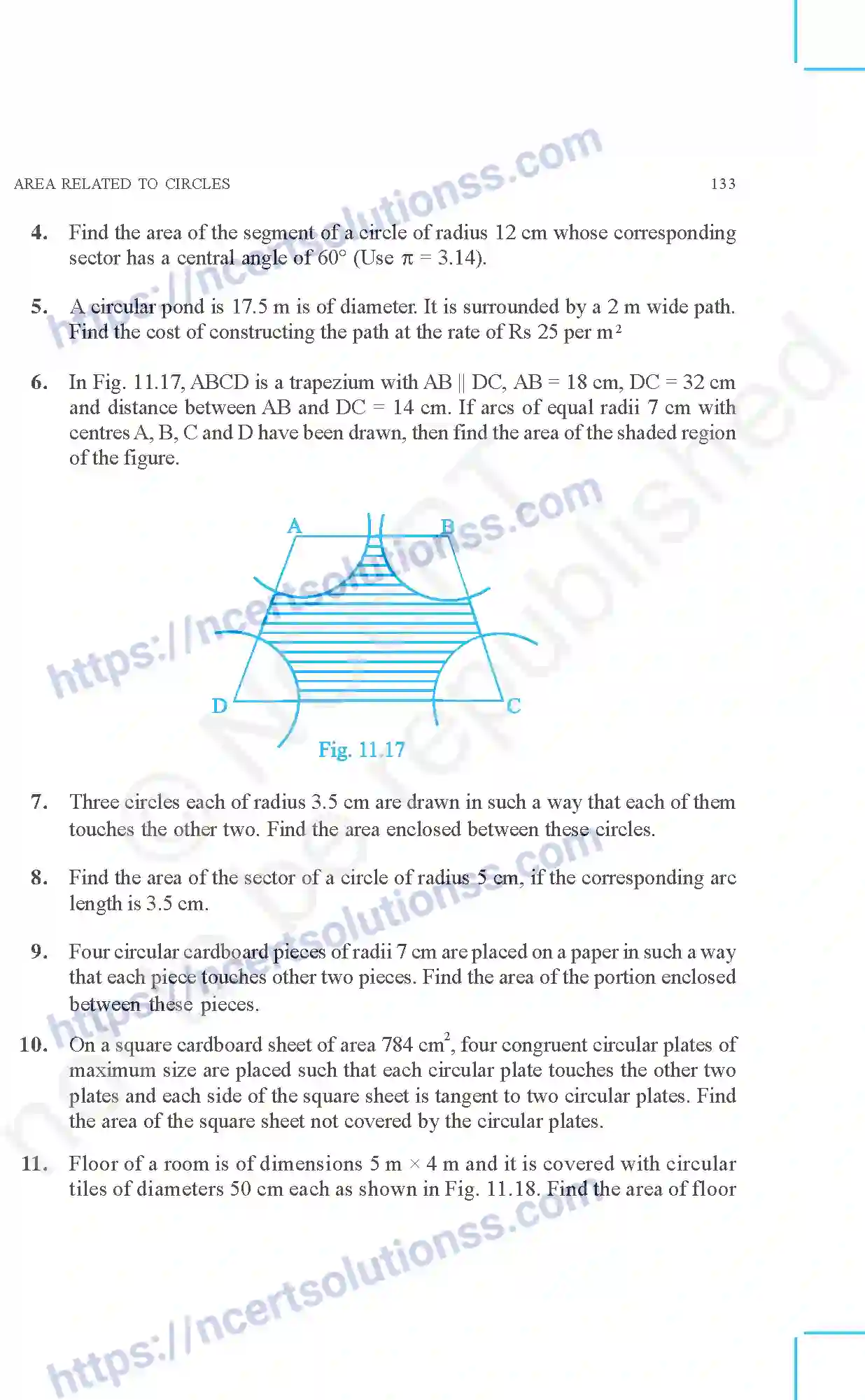 NCERT-Exemplar-Questions-Class-10-Mathematics--Area-Related-To-Circles-156-page-15