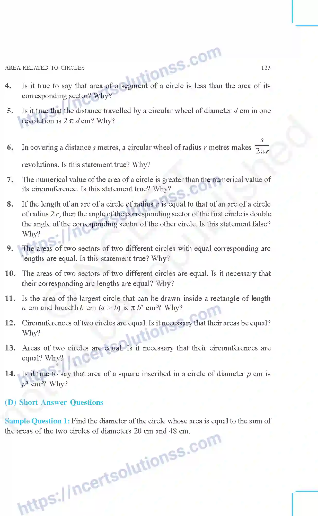 NCERT-Exemplar-Questions-Class-10-Mathematics--Area-Related-To-Circles-156-page-5