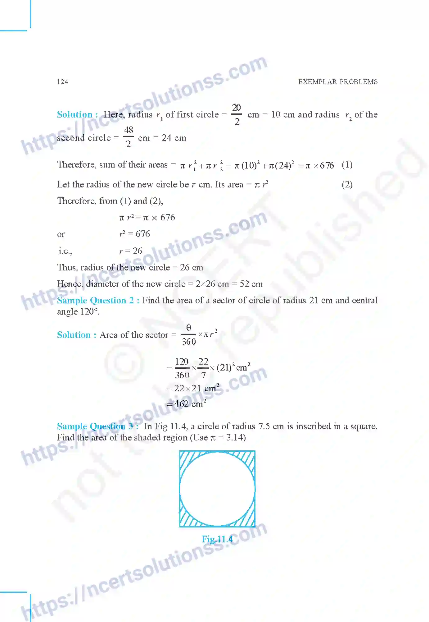 NCERT-Exemplar-Questions-Class-10-Mathematics--Area-Related-To-Circles-156-page-6