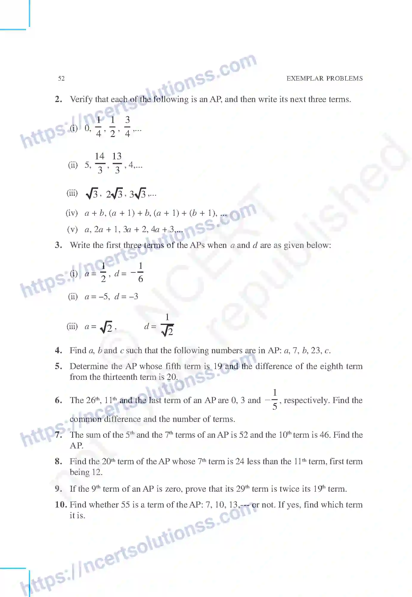 NCERT-Exemplar-Questions-Class-10-Mathematics--Arithmetic-Progressions-150-page-9