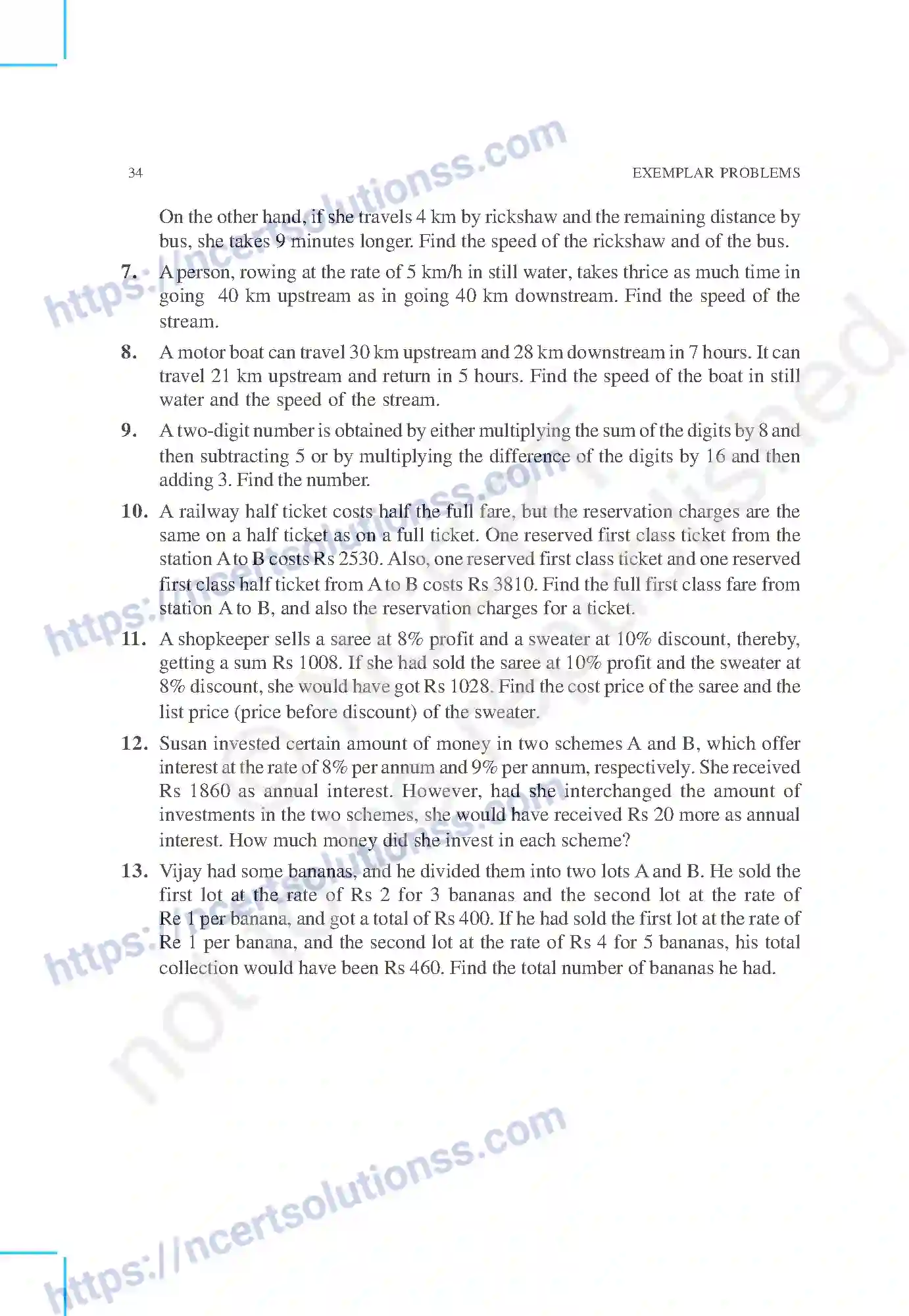 NCERT-Exemplar-Questions-Class-10-Mathematics--Pair-of-Liner-Equation-in-Two-Variable-148-page-19