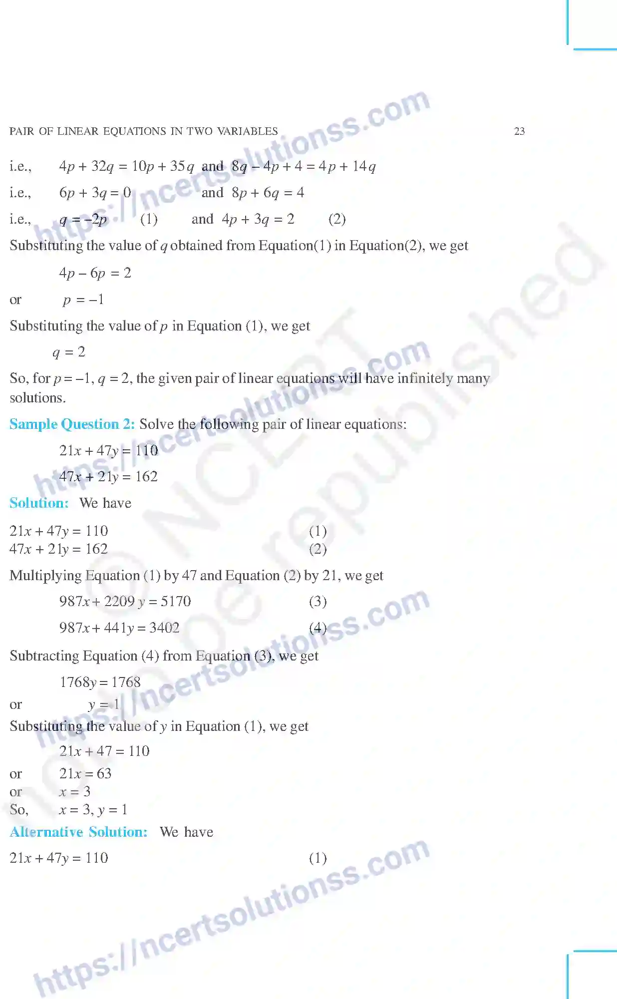NCERT-Exemplar-Questions-Class-10-Mathematics--Pair-of-Liner-Equation-in-Two-Variable-148-page-8