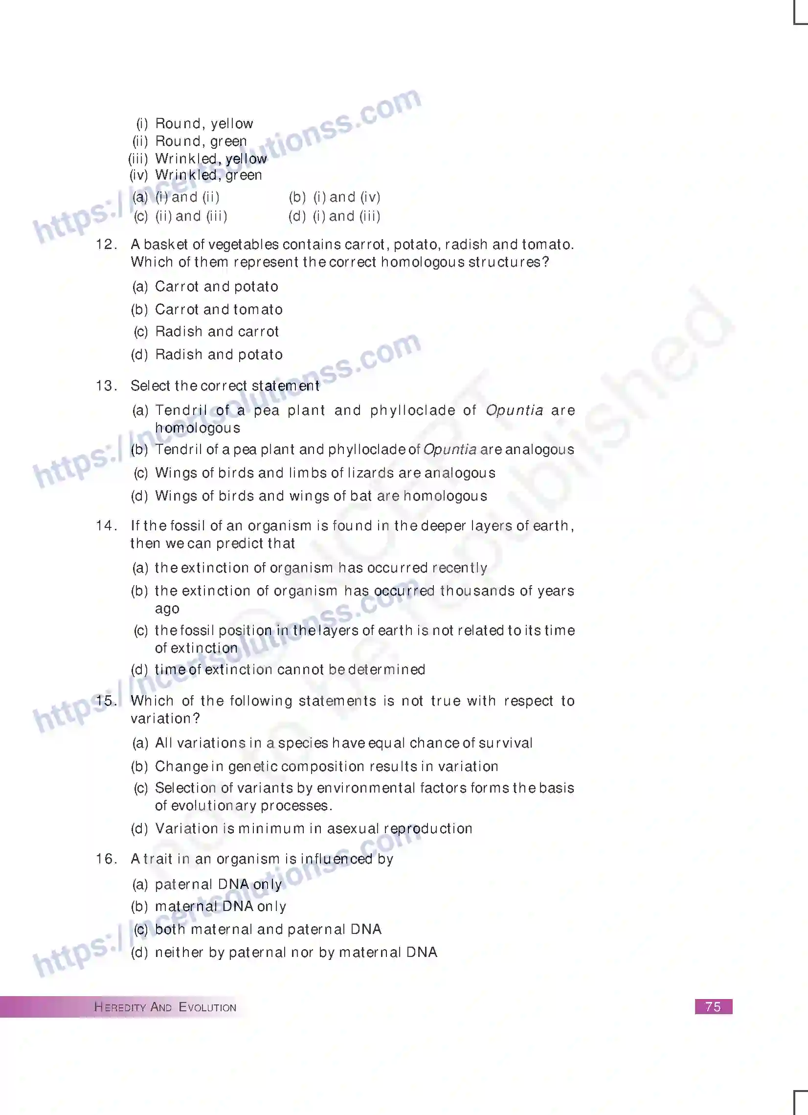 NCERT-Exemplar-Questions-Class-10-Science--Heredity-and-Evolution-170-page-3