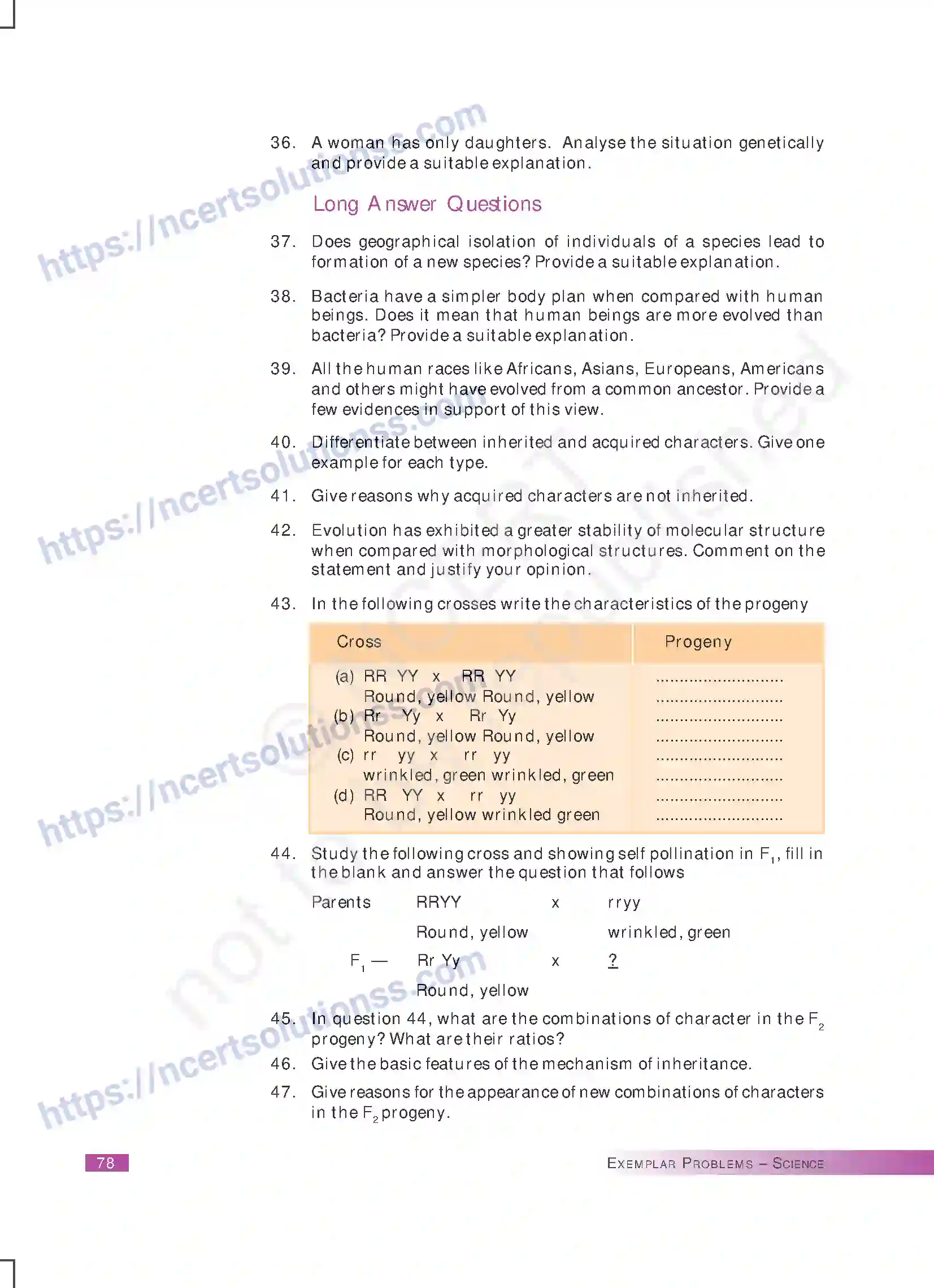 NCERT-Exemplar-Questions-Class-10-Science--Heredity-and-Evolution-170-page-6