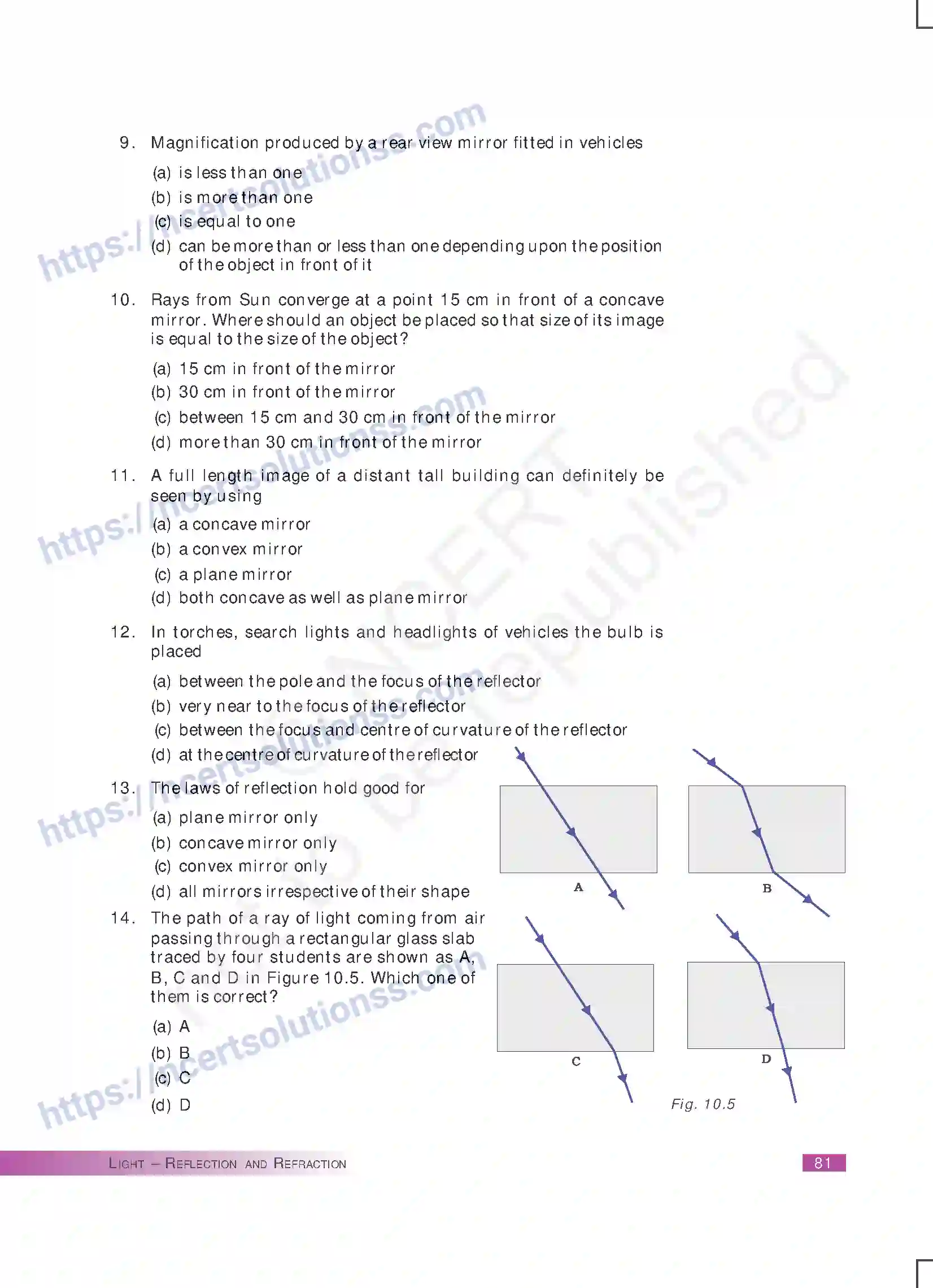 NCERT-Exemplar-Questions-Class-10-Science--Light-–-Reflection-and-Refraction-171-page-3