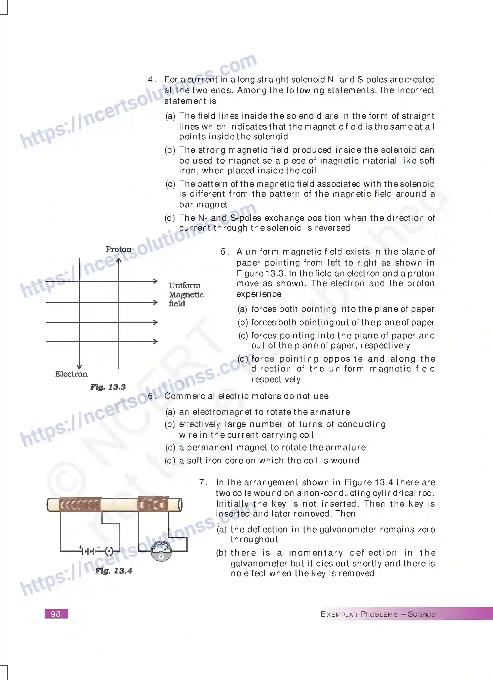 NCERT-Exemplar-Questions-Class-10-Science--Magnetic-Effects-of-Electric-Current-174-page-2