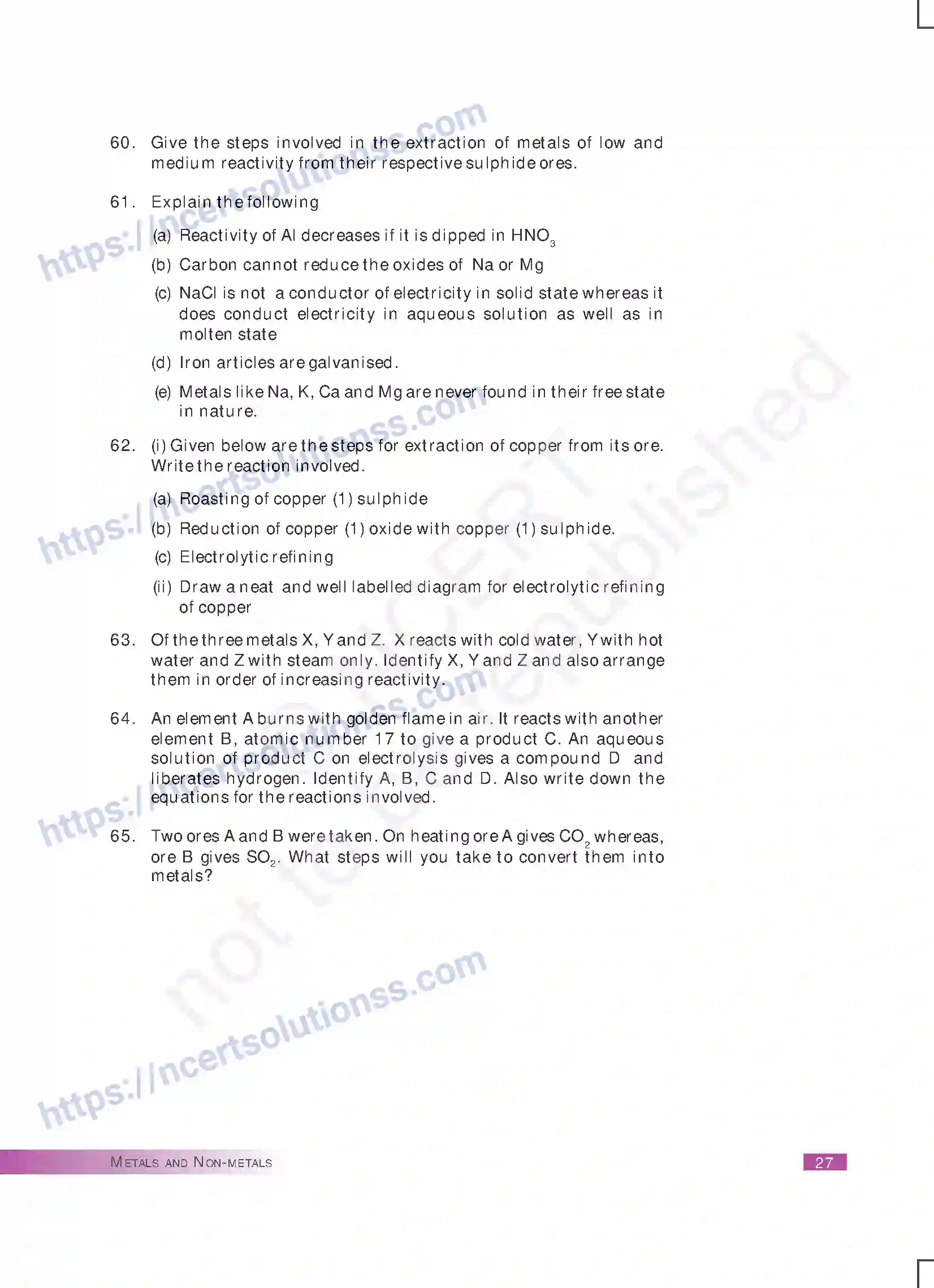 NCERT-Exemplar-Questions-Class-10-Science--Metals-and-Non-metals-164-page-10