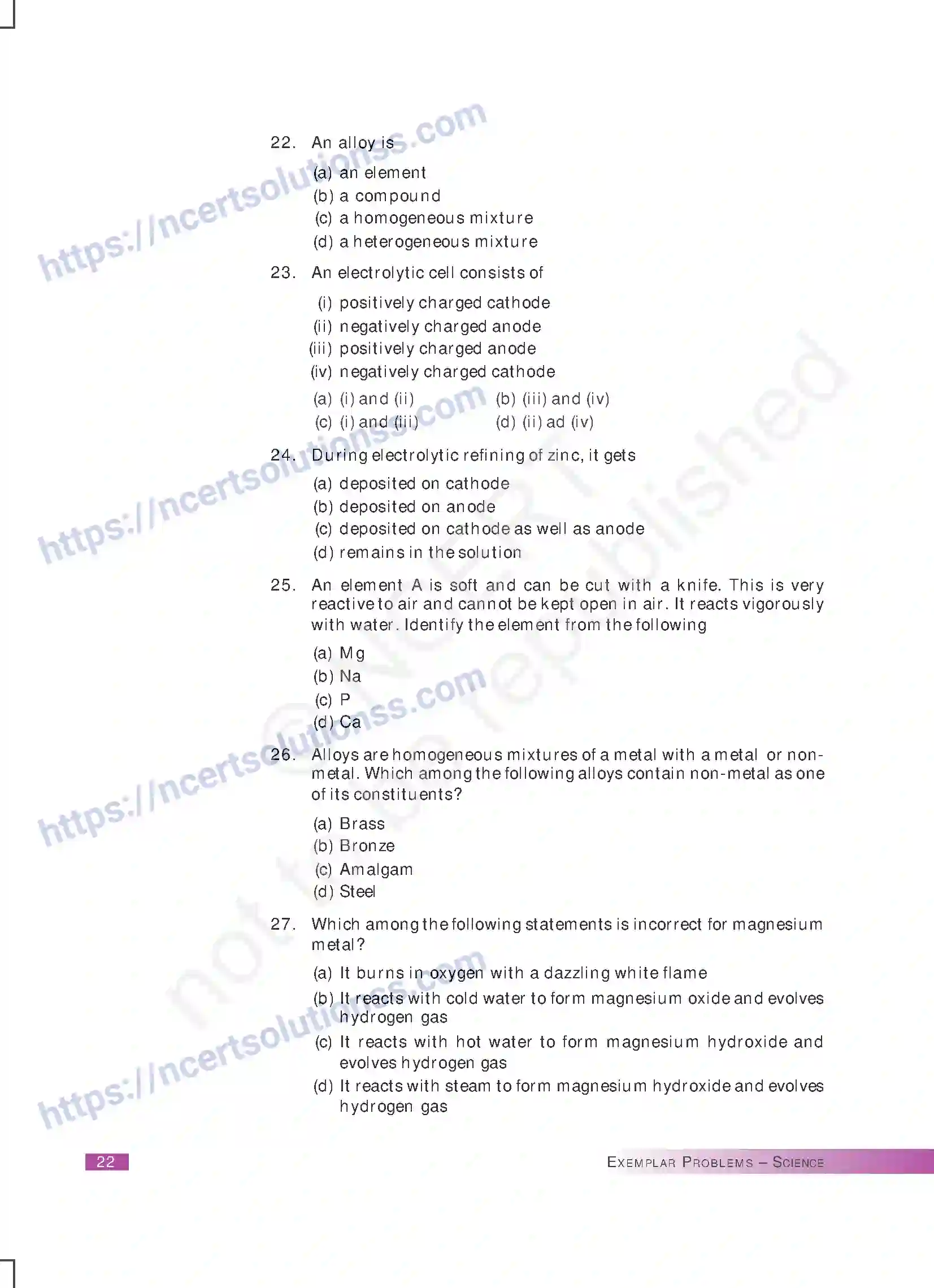 NCERT-Exemplar-Questions-Class-10-Science--Metals-and-Non-metals-164-page-5
