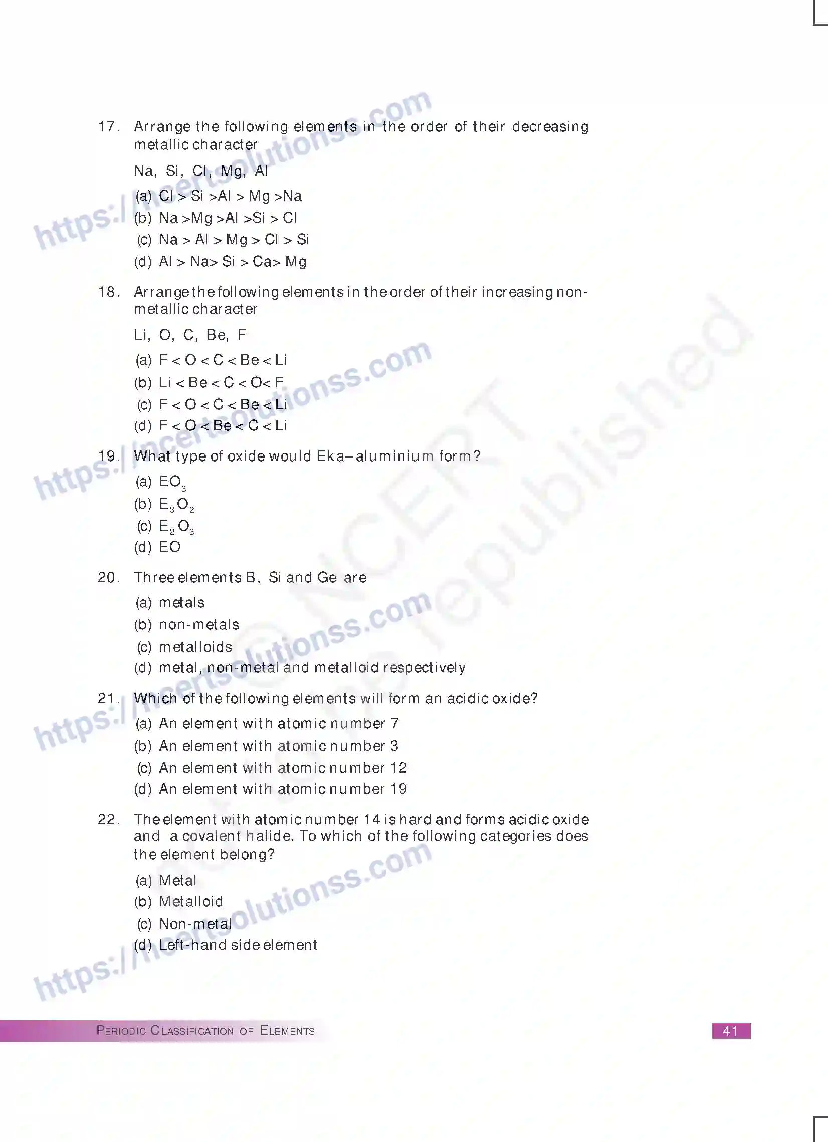 NCERT-Exemplar-Questions-Class-10-Science--Periodic-Classification-of-Elements-166-page-4