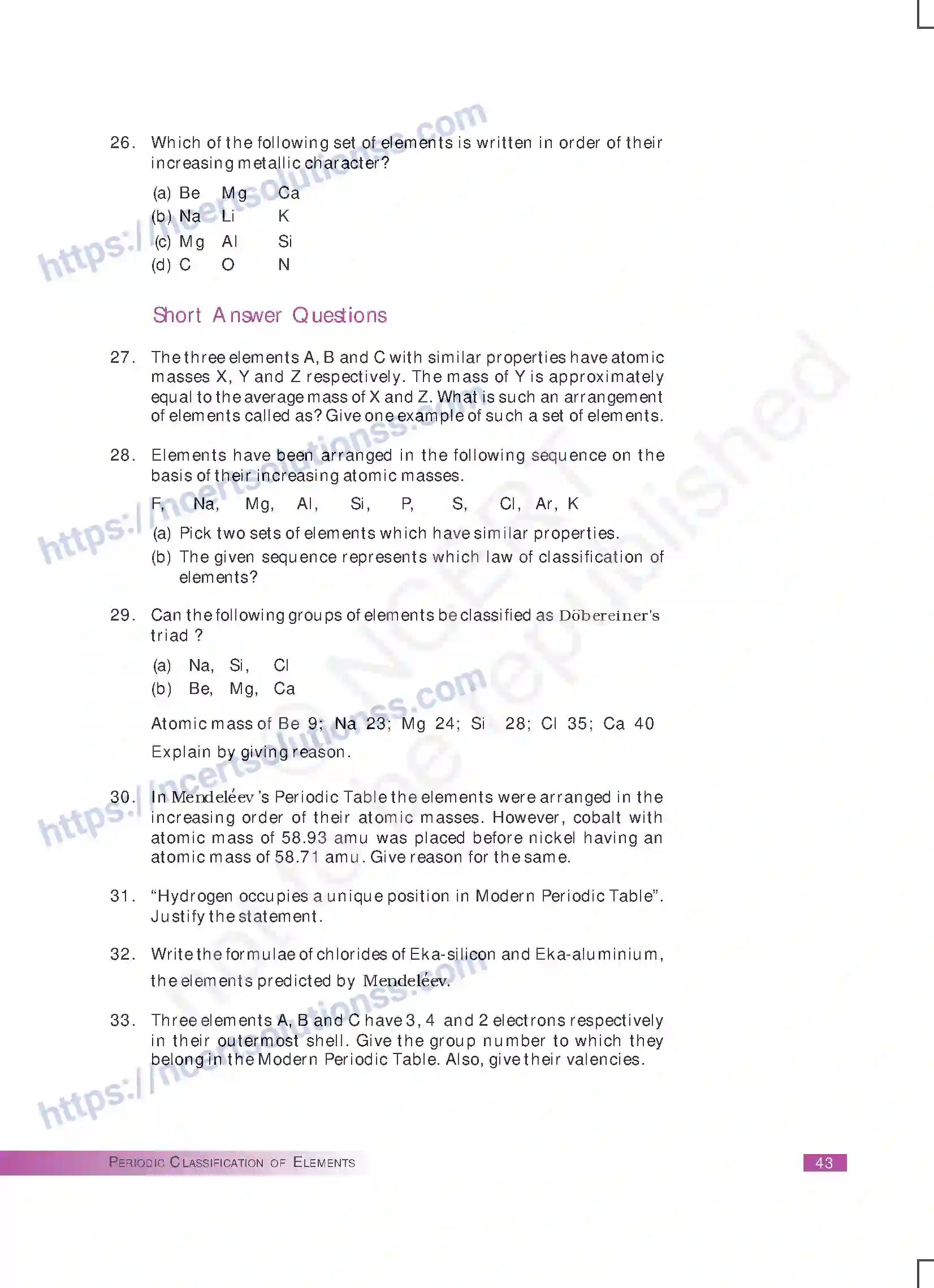 NCERT-Exemplar-Questions-Class-10-Science--Periodic-Classification-of-Elements-166-page-6