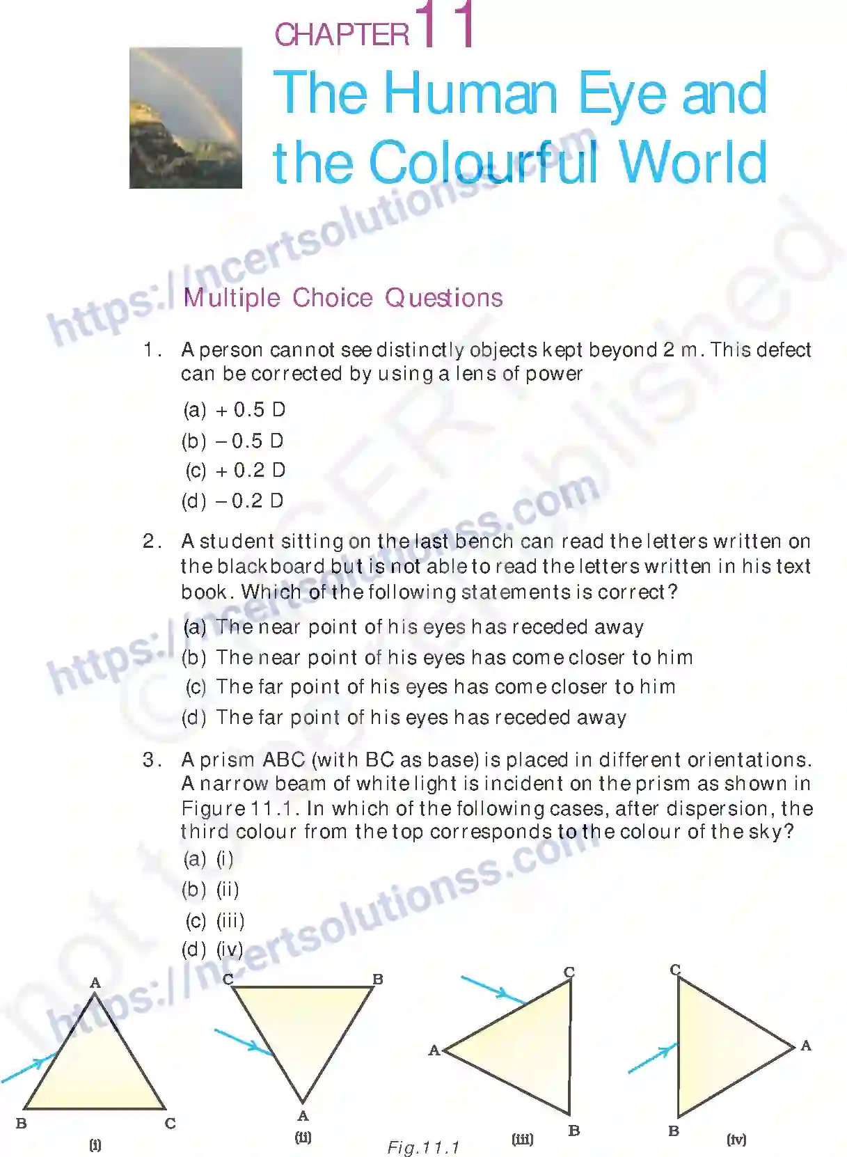 NCERT-Exemplar-Questions-Class-10-Science--The-Human-Eye-and-the-Colourful-World-172-page-1
