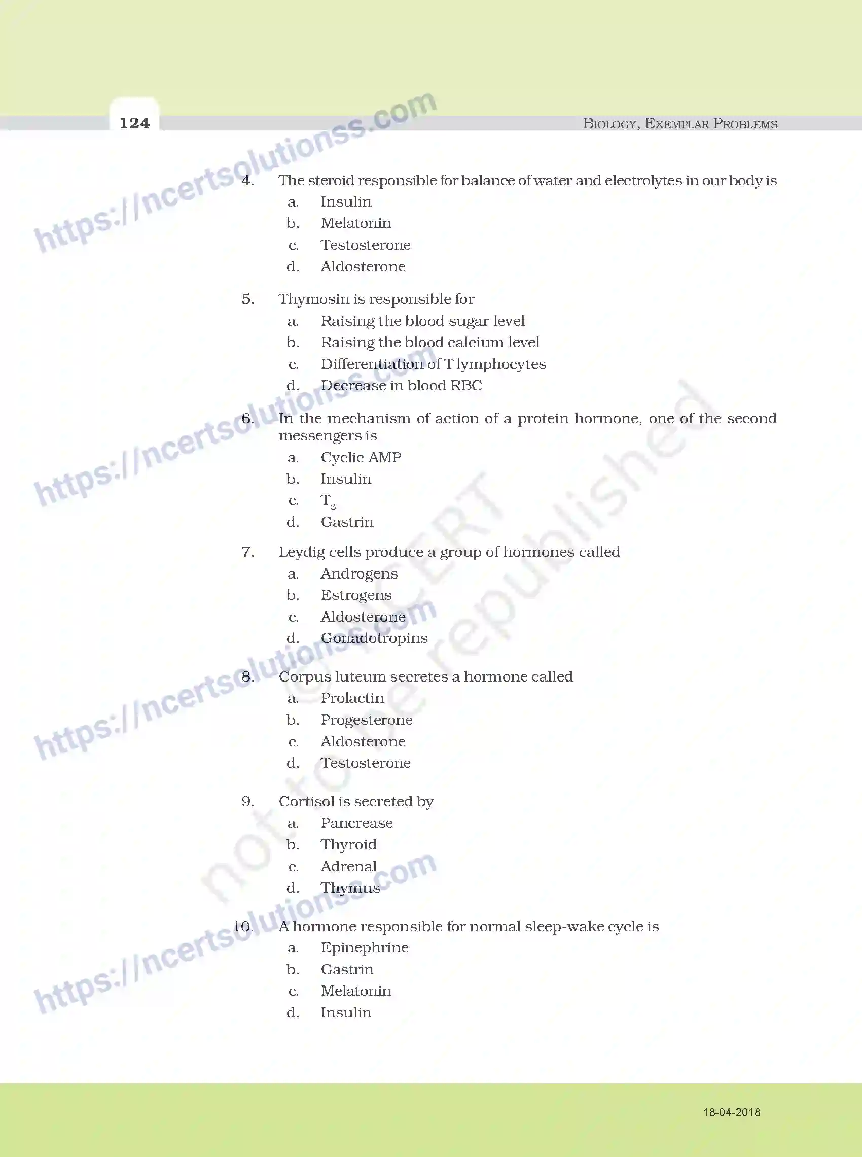 NCERT-Exemplar-Questions-Class-11-Biology--Chemical-Coordination-and-Integration-109-page-2