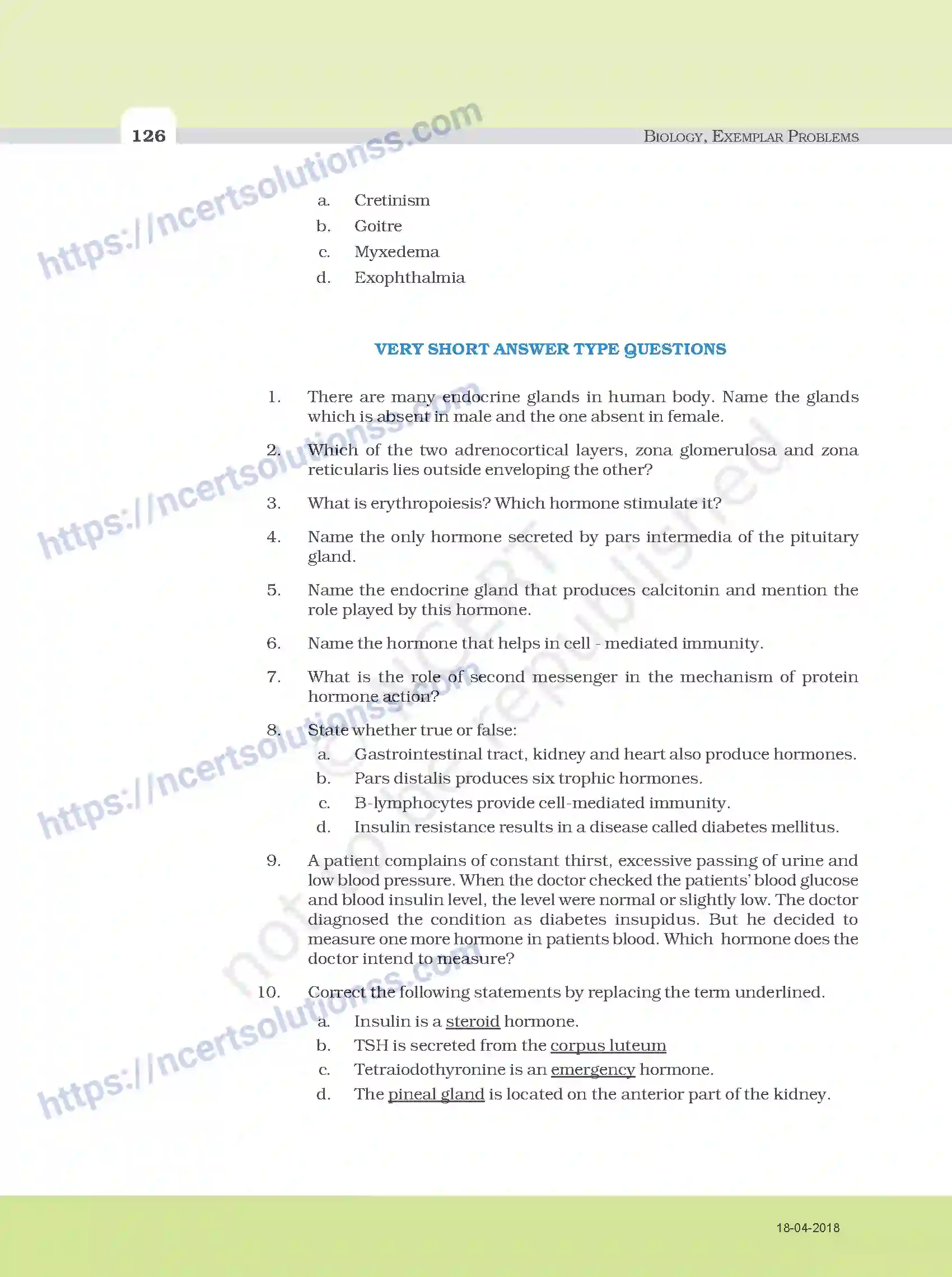 NCERT-Exemplar-Questions-Class-11-Biology--Chemical-Coordination-and-Integration-109-page-4