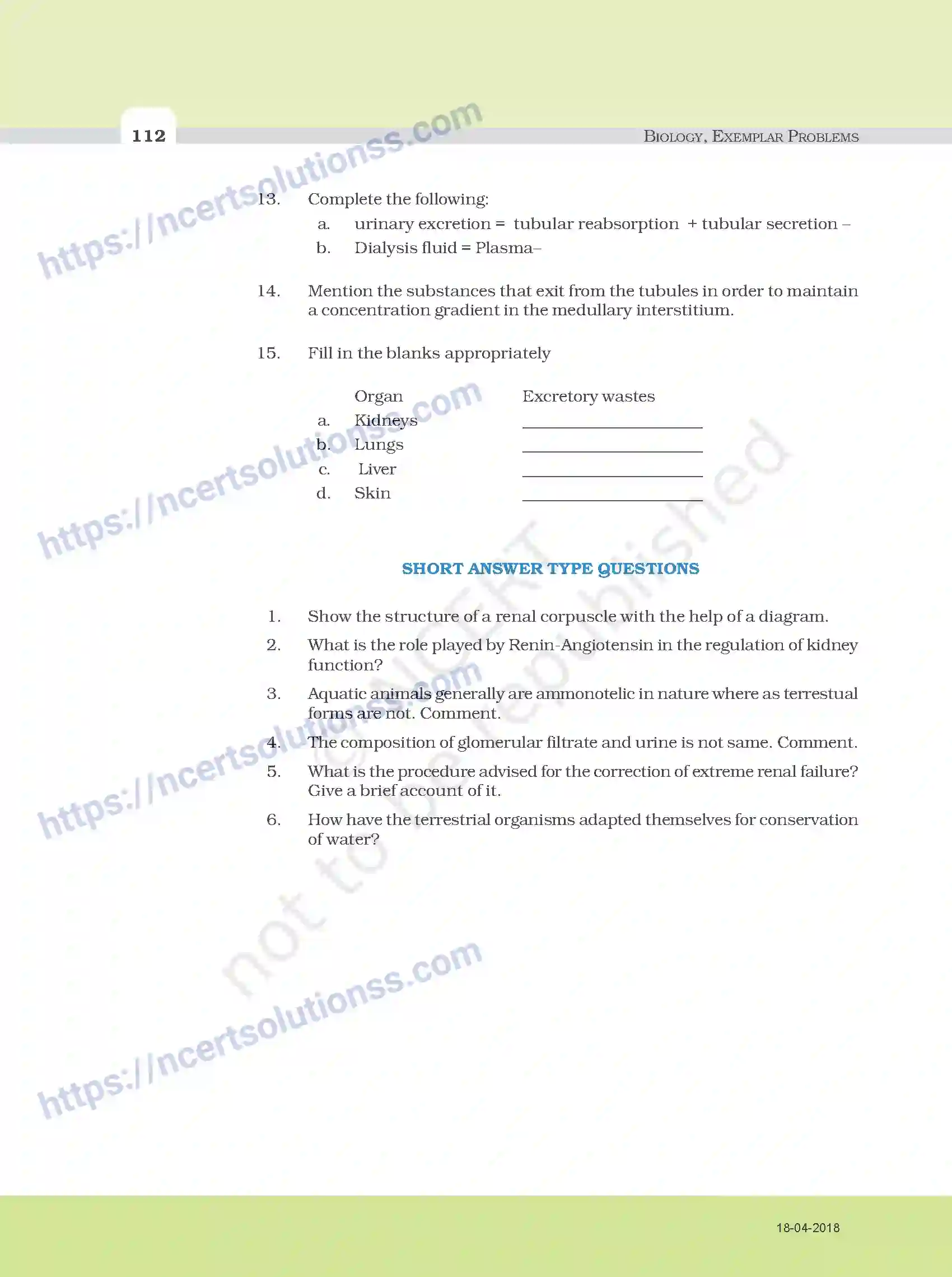 NCERT-Exemplar-Questions-Class-11-Biology--Excretory-Products-and-Their-Elimination-106-page-5