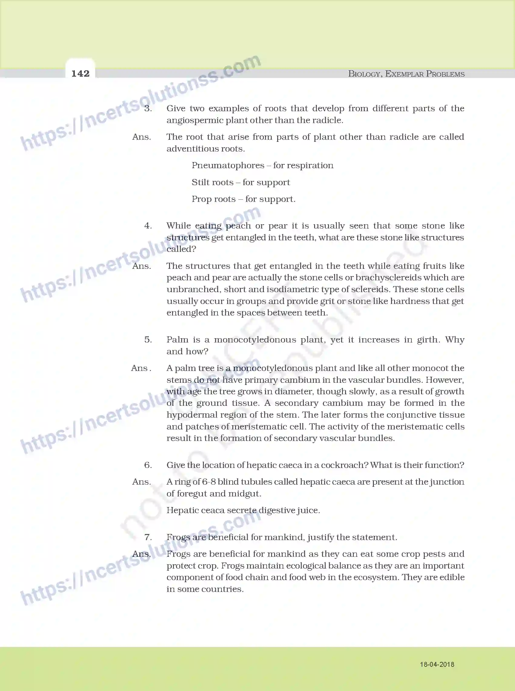 NCERT-Exemplar-Questions-Class-11-Biology--Model-Answers-to-Descriptive-Questions-111-page-10