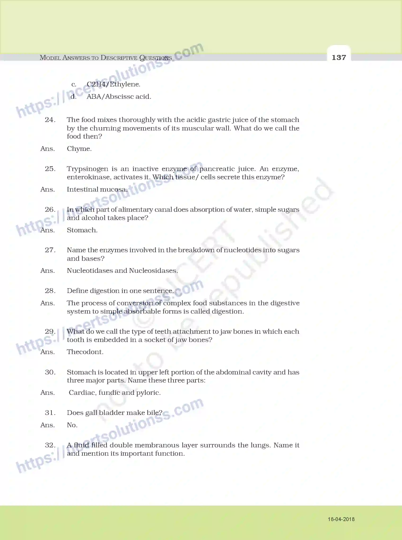 NCERT-Exemplar-Questions-Class-11-Biology--Model-Answers-to-Descriptive-Questions-111-page-5