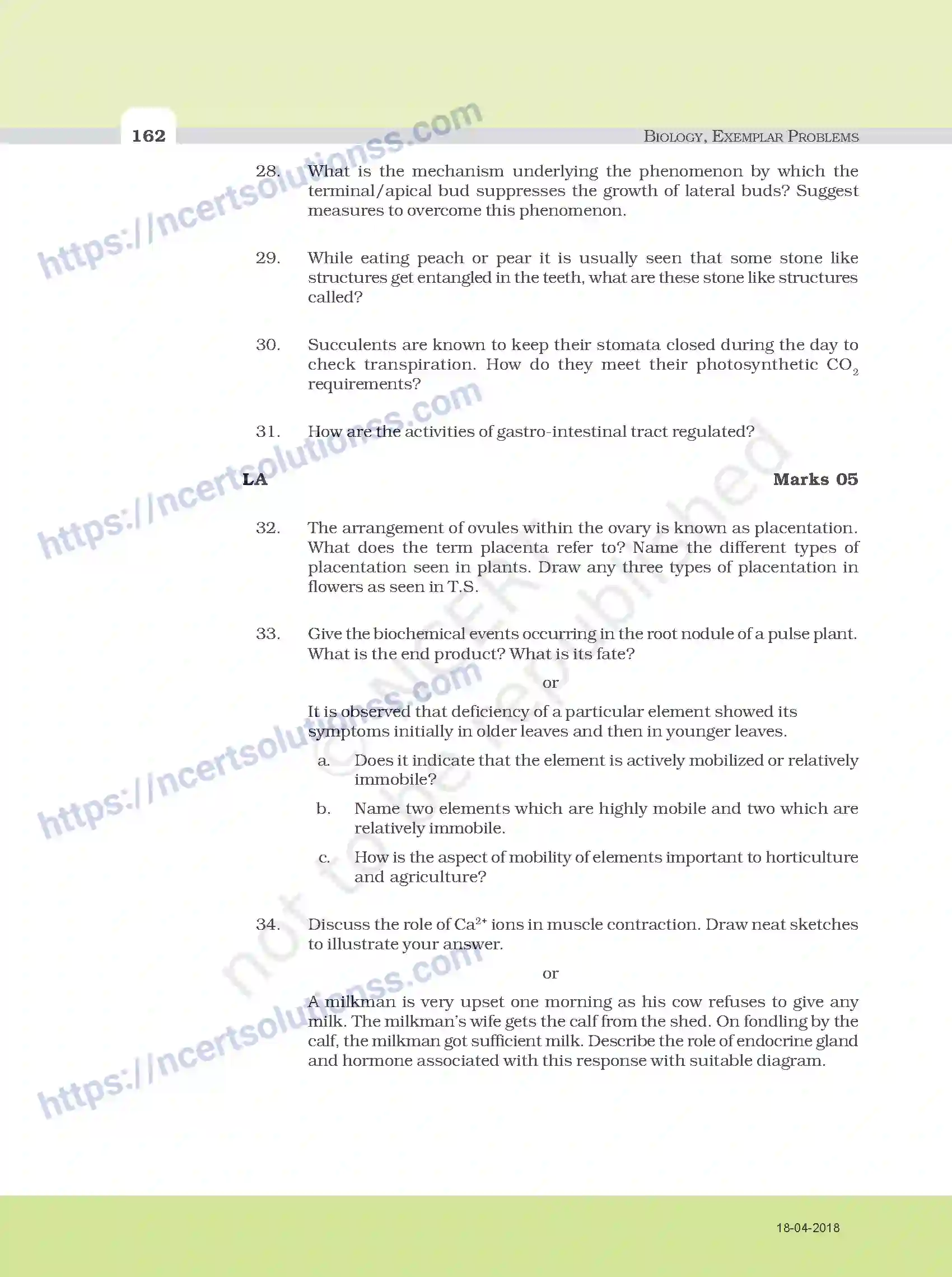 NCERT-Exemplar-Questions-Class-11-Biology--Model-Question-Paper-112-page-7