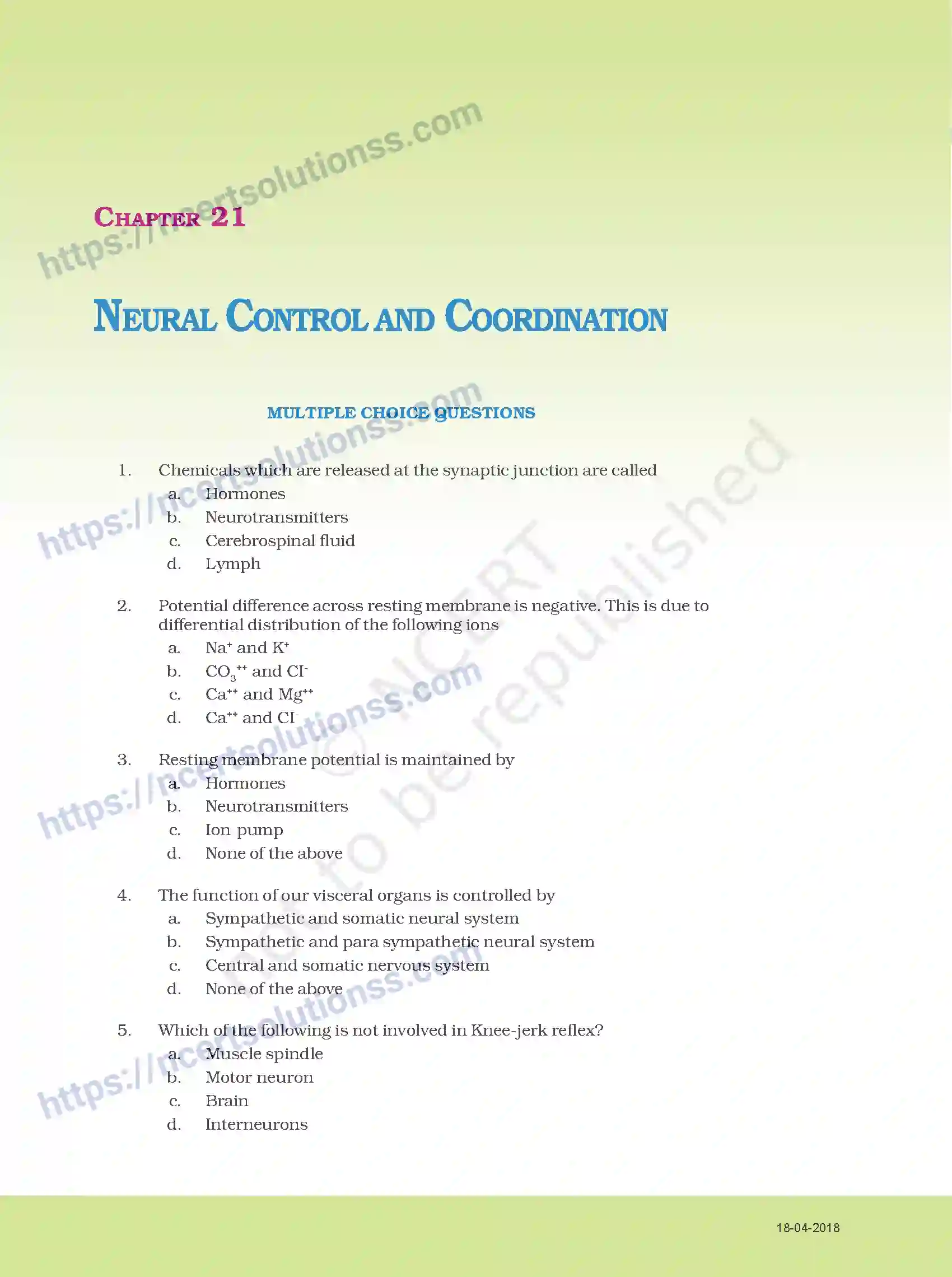 NCERT-Exemplar-Questions-Class-11-Biology--Neural-Control-and-Coordination-108-page-1