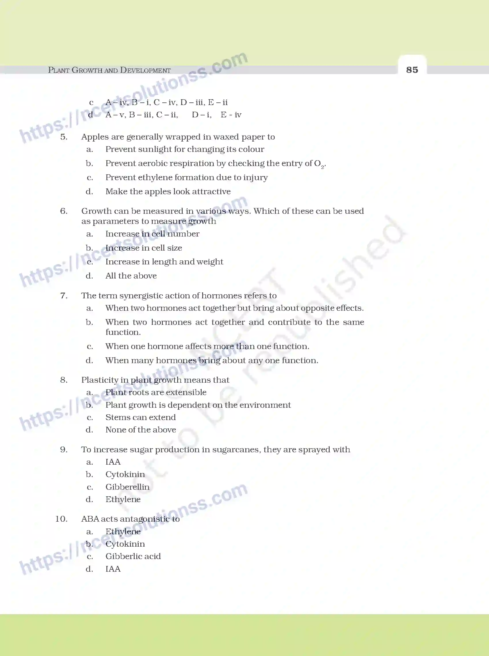 NCERT-Exemplar-Questions-Class-11-Biology--Plant-Growth-And-Development-102-page-2