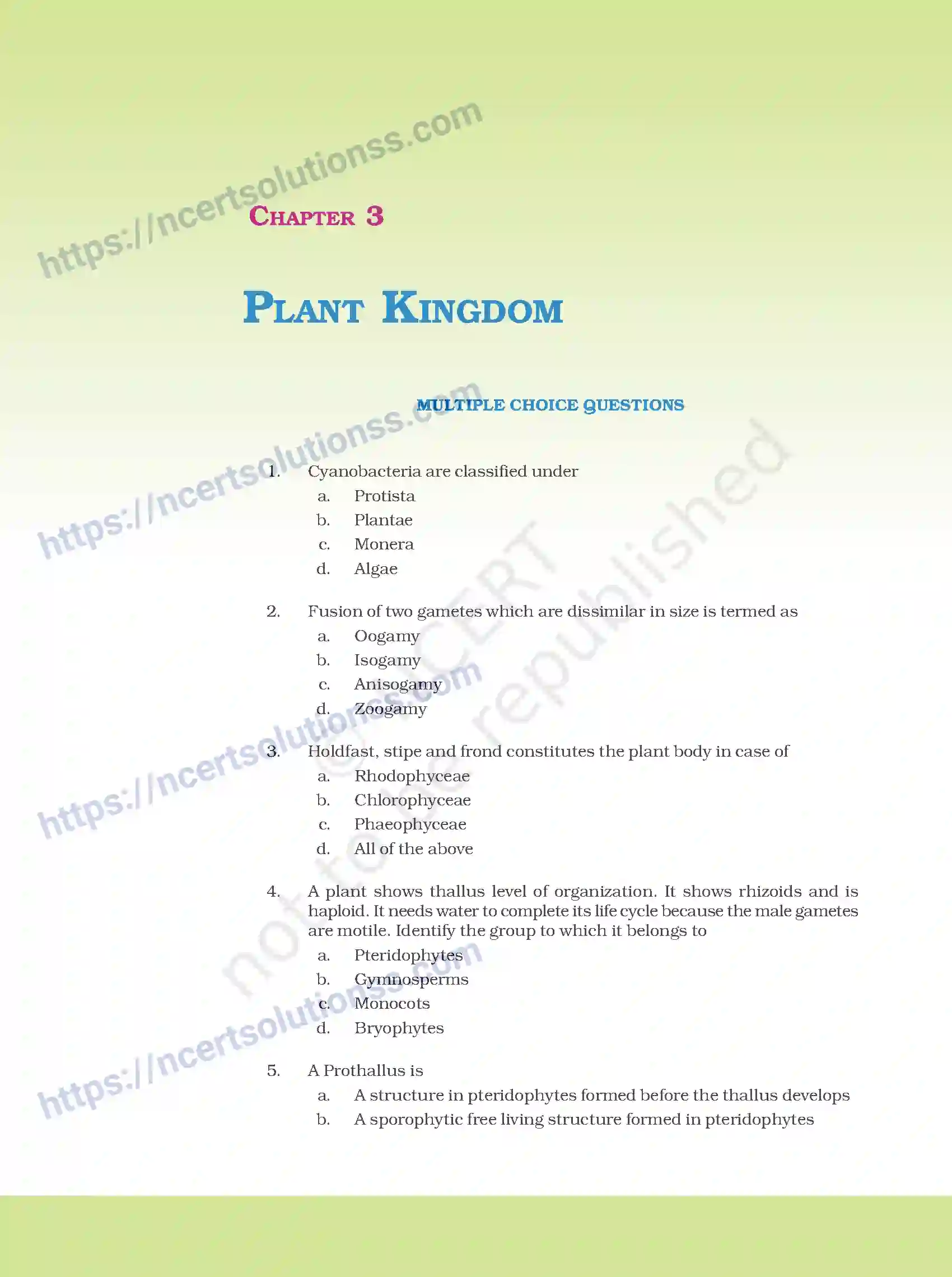 NCERT-Exemplar-Questions-Class-11-Biology--Plant-Kingdom-90-page-1
