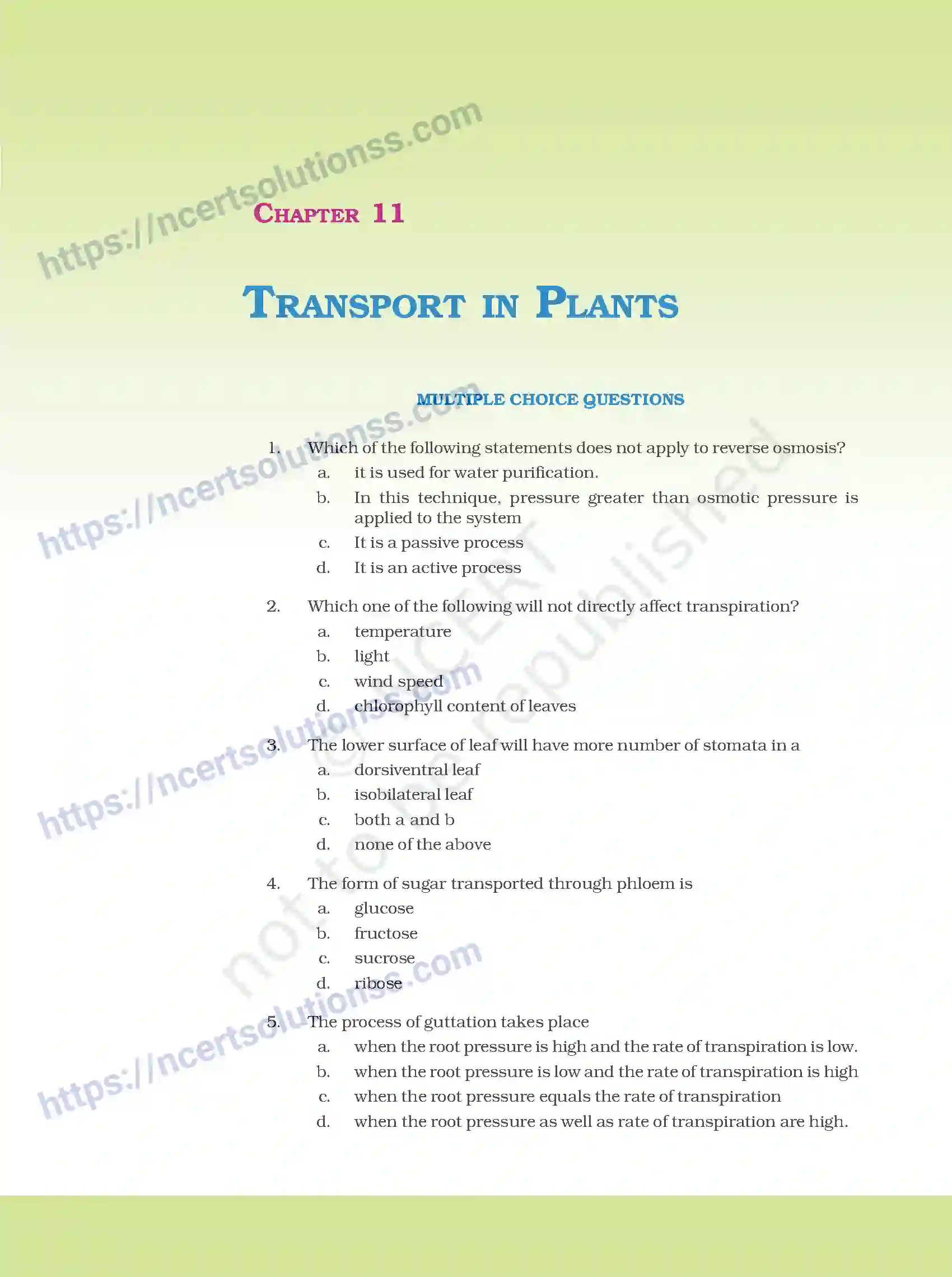 NCERT-Exemplar-Questions-Class-11-Biology--Transport-In-Plants-98-page-1