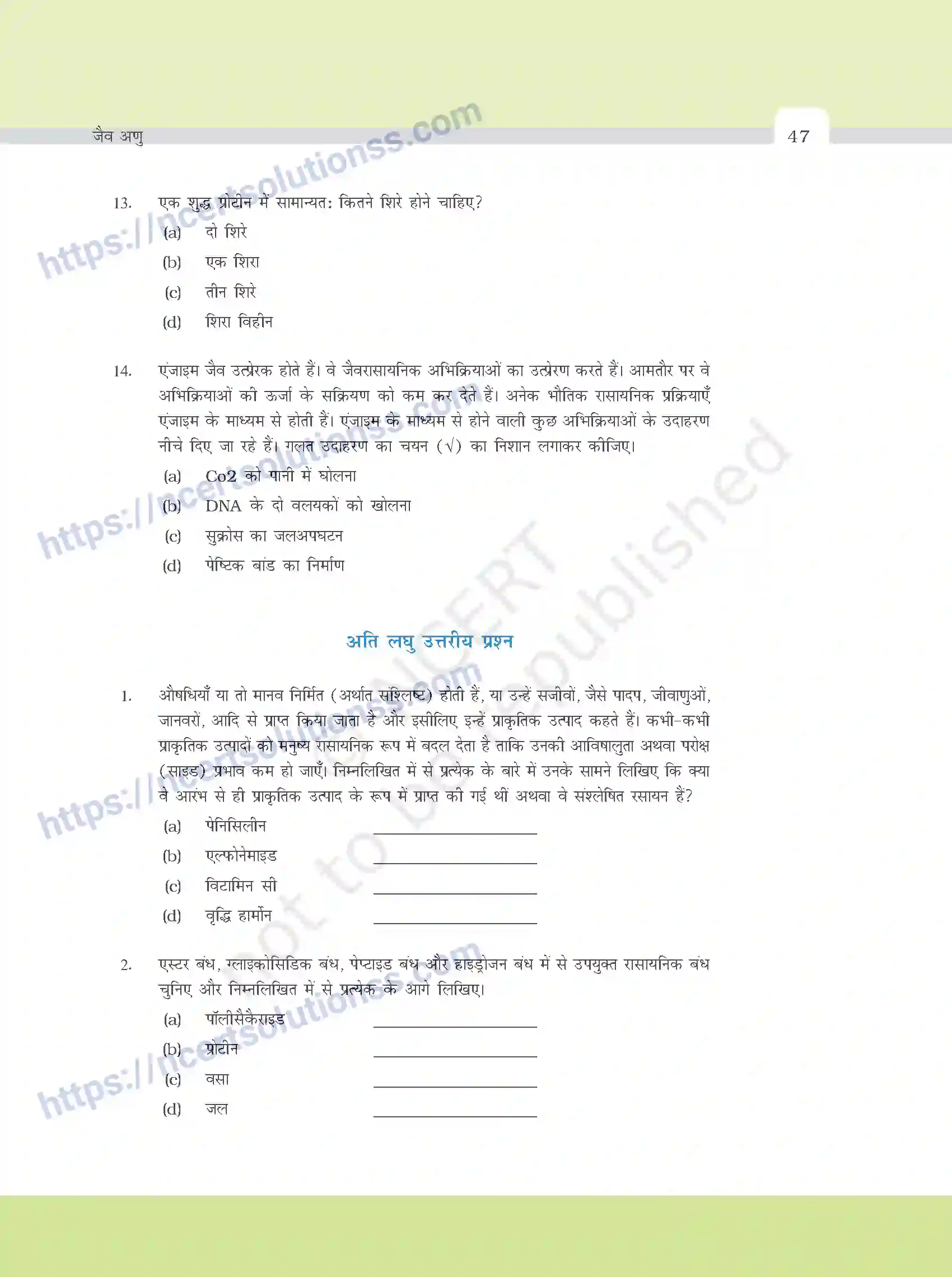 NCERT-Exemplar-Questions-Class-11-Biology--जैव-अणु-380-page-4