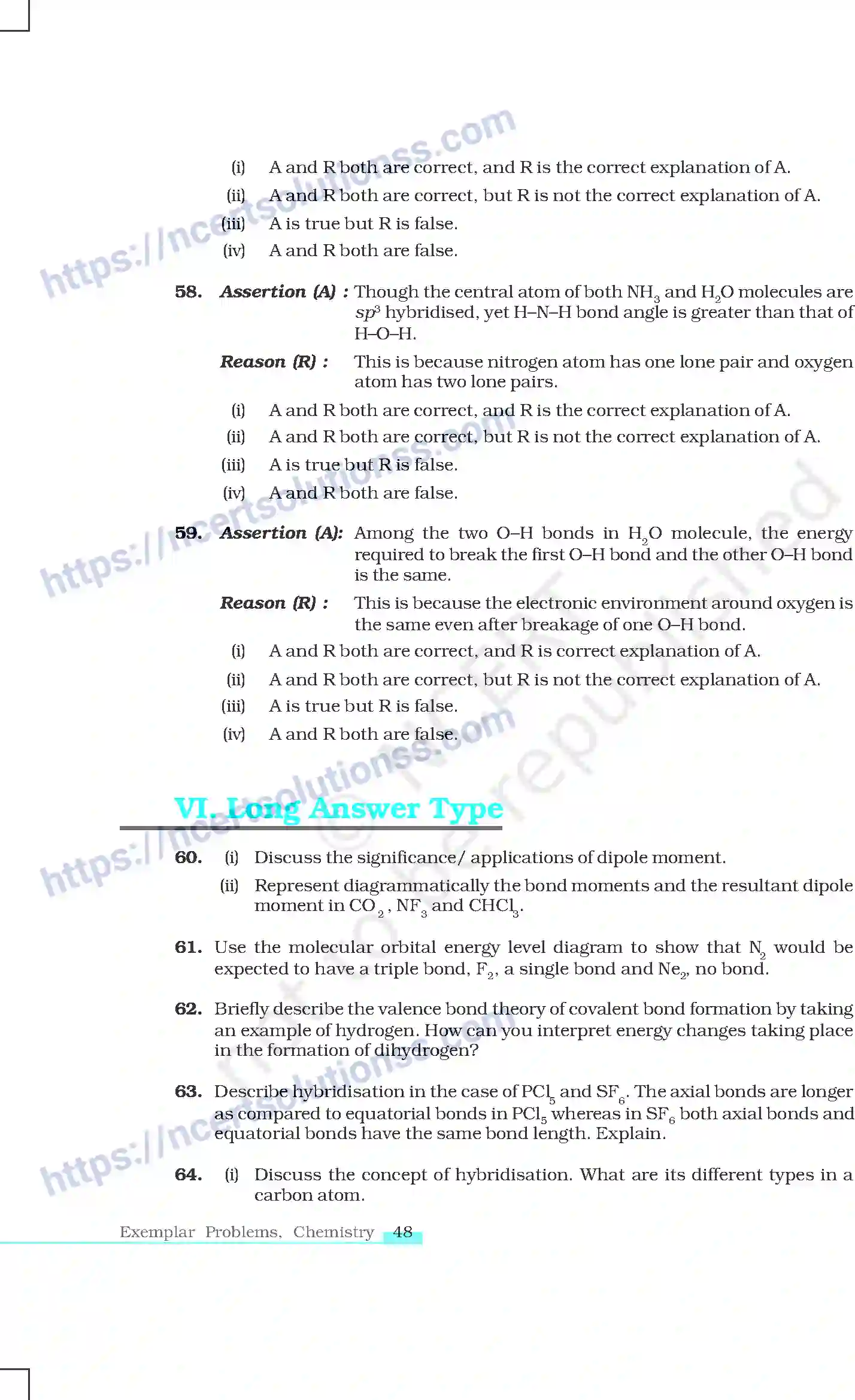 NCERT-Exemplar-Questions-Class-11-Chemistry--Chemical-Bonding-And-Molecular-Structure-116-page-10