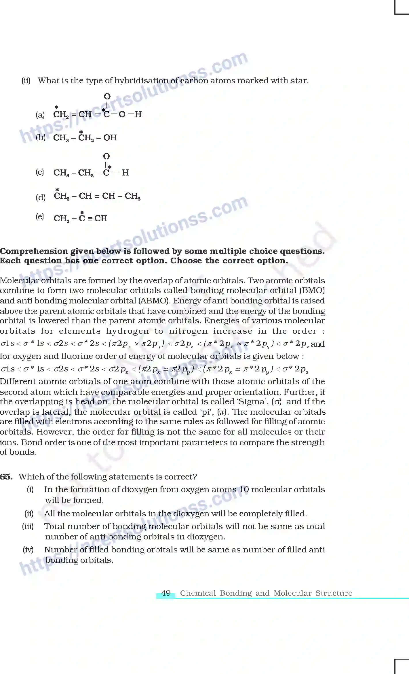 NCERT-Exemplar-Questions-Class-11-Chemistry--Chemical-Bonding-And-Molecular-Structure-116-page-11