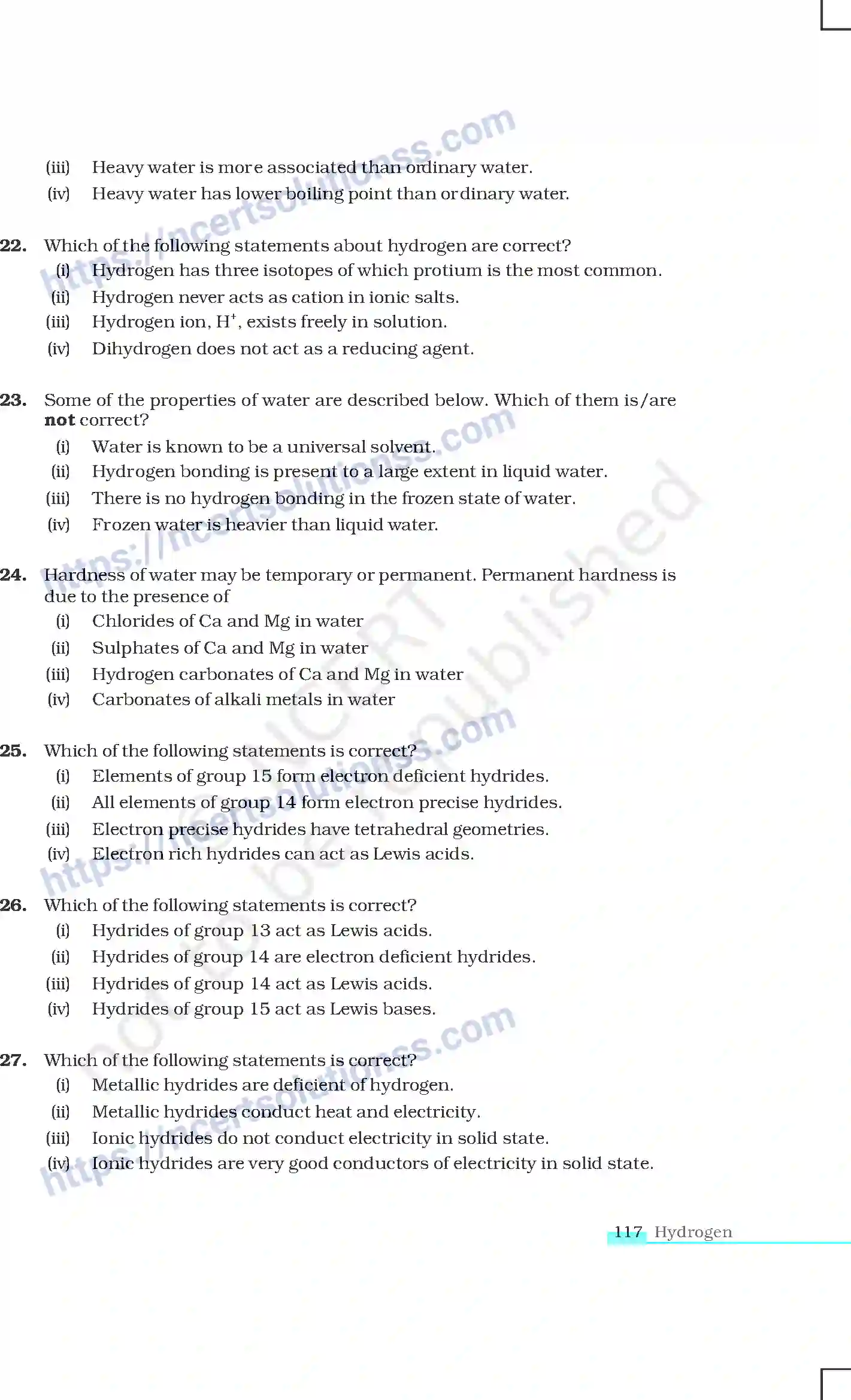 NCERT-Exemplar-Questions-Class-11-Chemistry--Hydrogen-121-page-5
