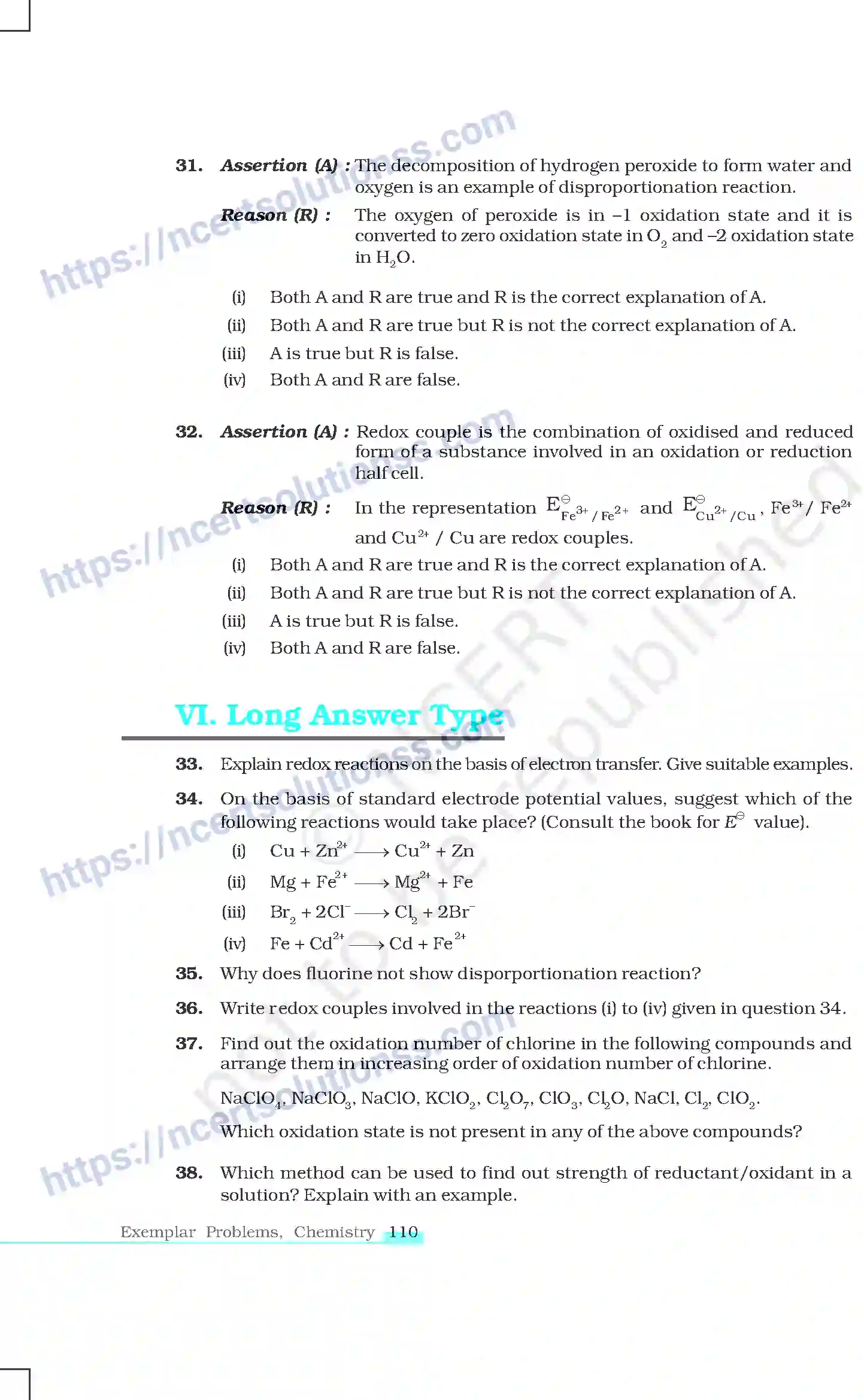 NCERT-Exemplar-Questions-Class-11-Chemistry--Redox-Reactions-120-page-7