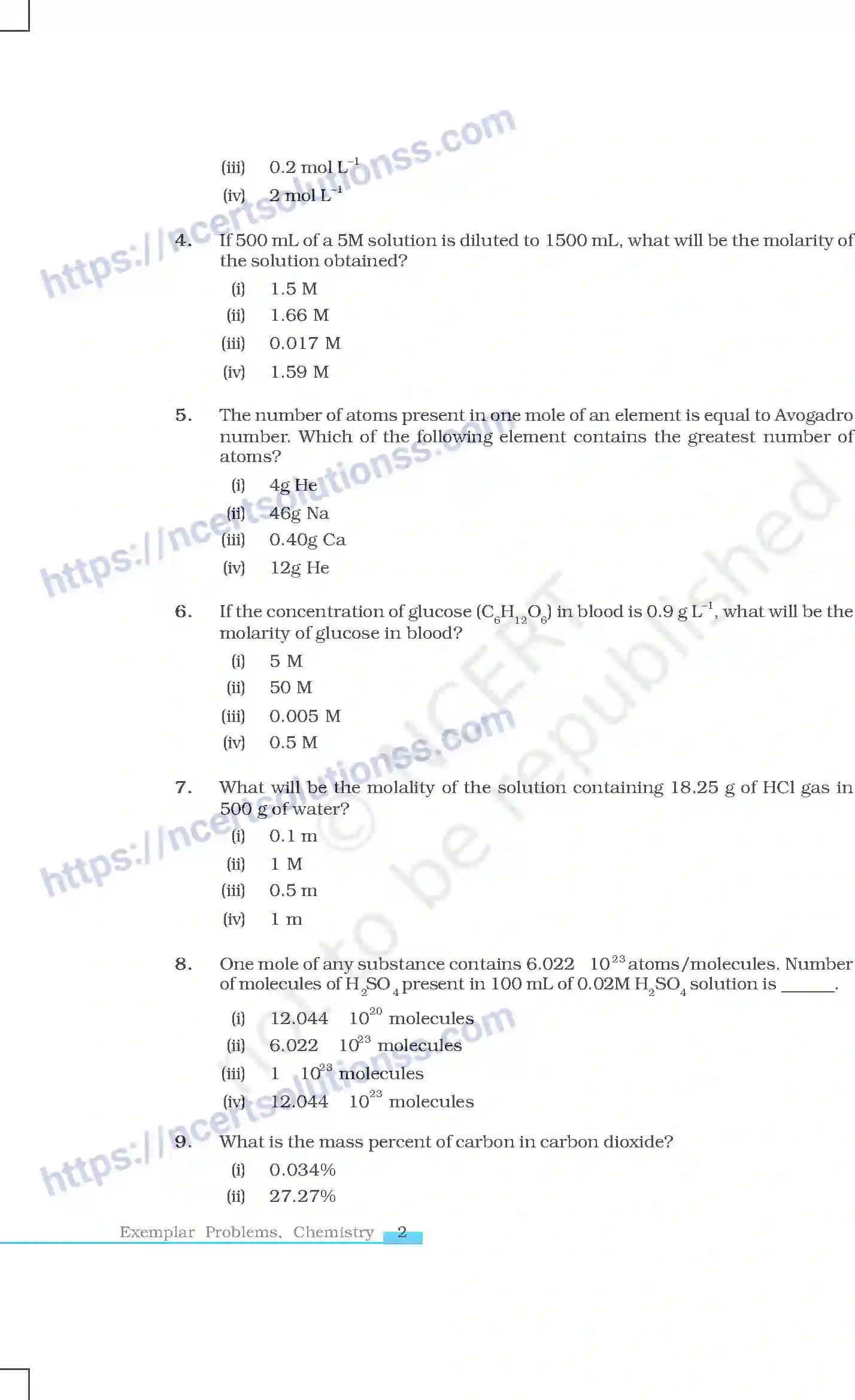 NCERT-Exemplar-Questions-Class-11-Chemistry--Some-Basic-Concepts-Of-Chemistry-113-page-2