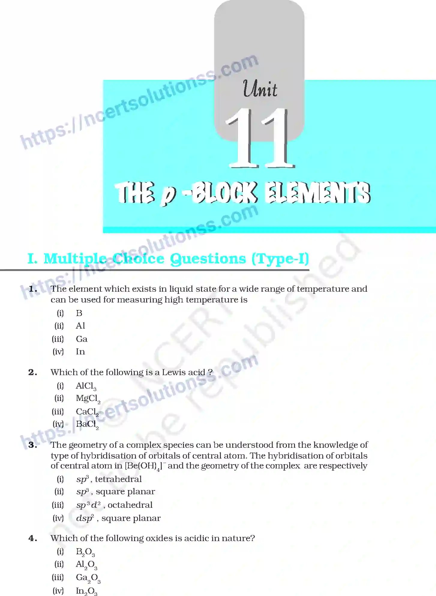 NCERT-Exemplar-Questions-Class-11-Chemistry--The-P--block-Elements-123-page-1
