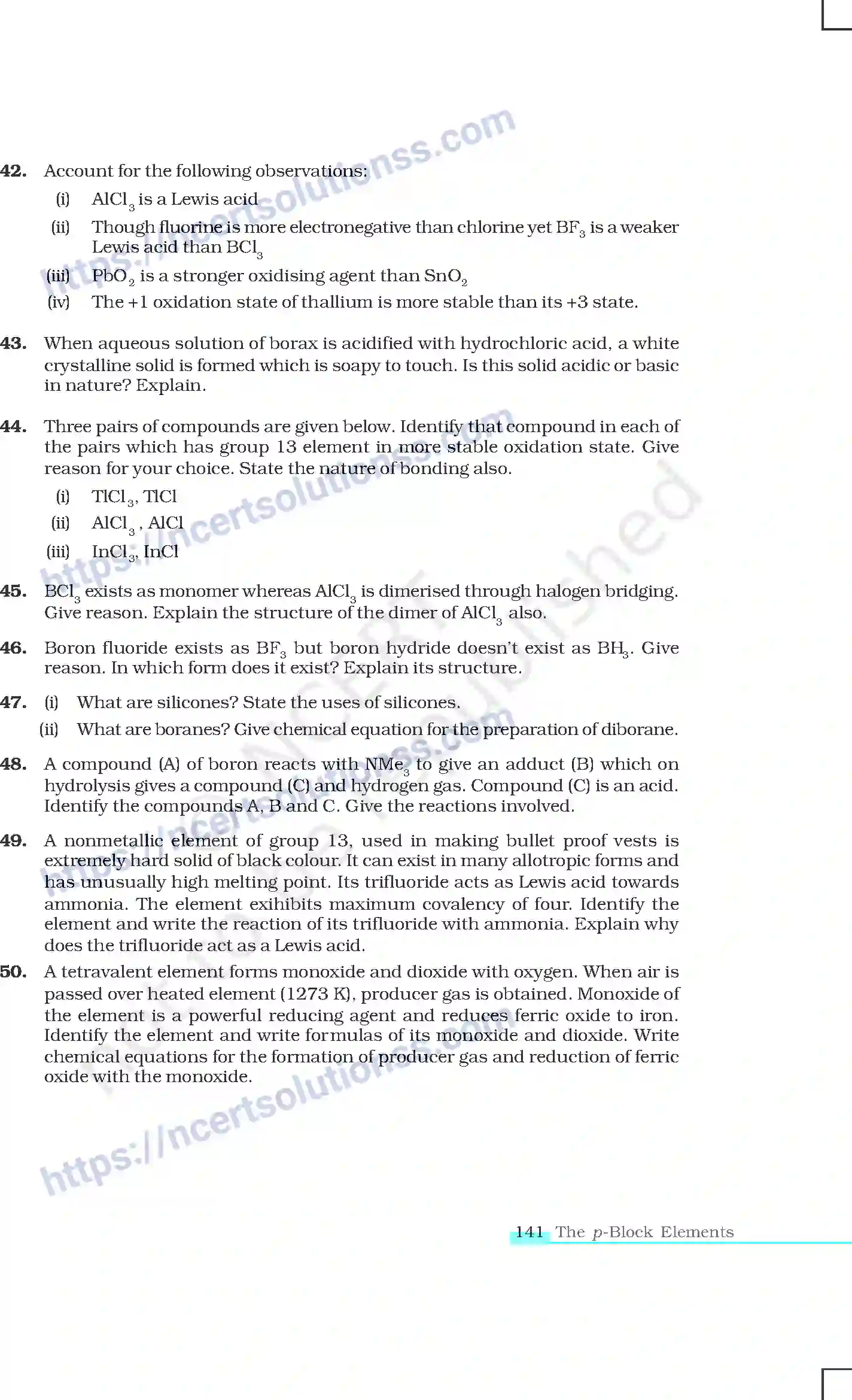 NCERT-Exemplar-Questions-Class-11-Chemistry--The-P--block-Elements-123-page-8