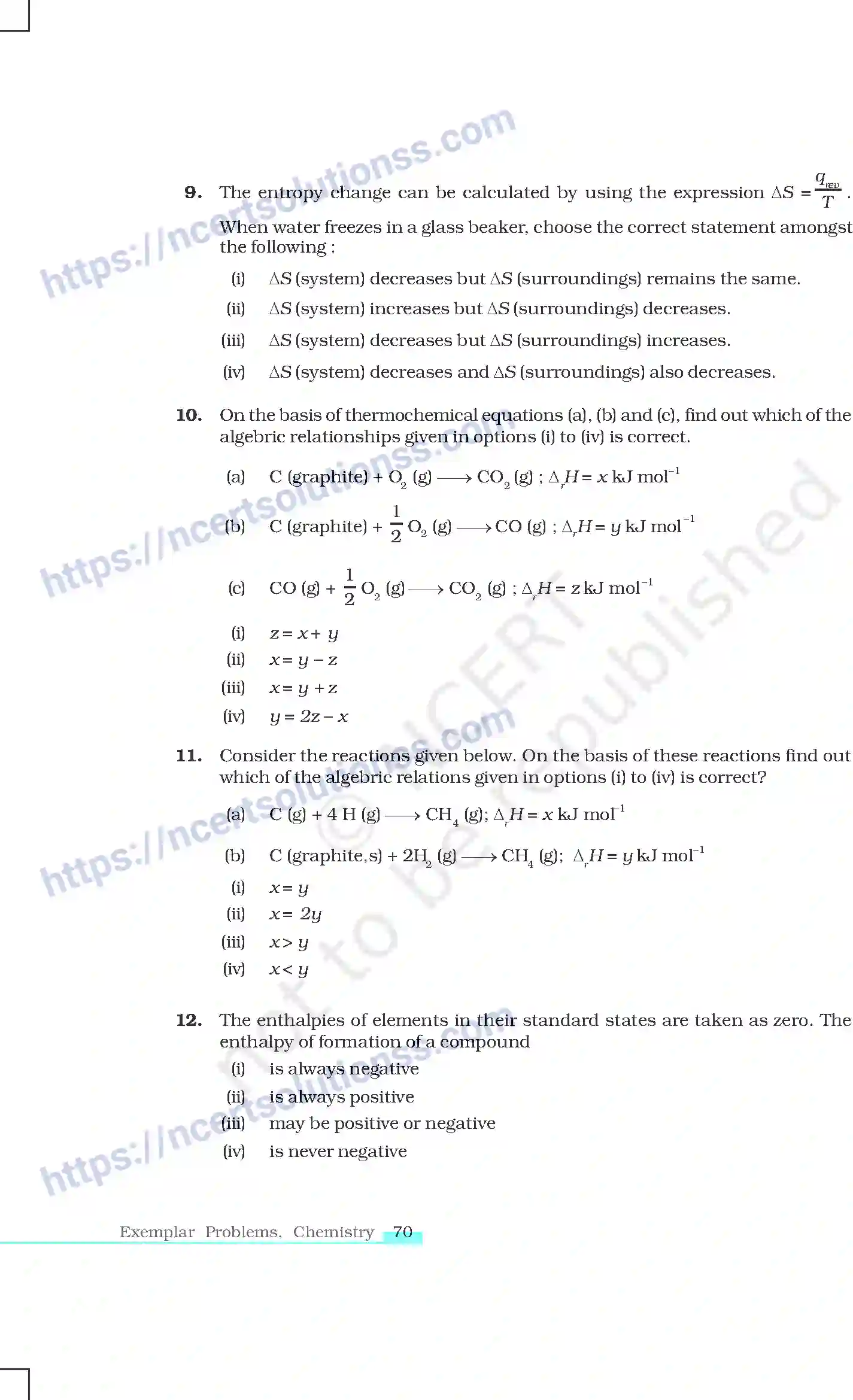 NCERT-Exemplar-Questions-Class-11-Chemistry--Thermodynamics-118-page-3