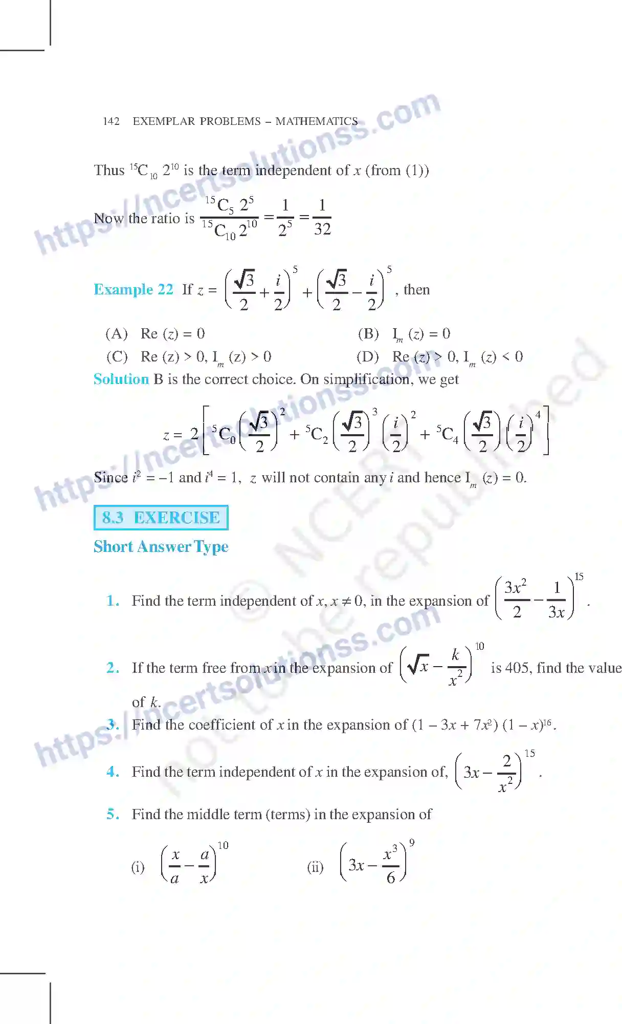 NCERT-Exemplar-Questions-Class-11-Mathematics--Binomial-Theorem-78-page-14