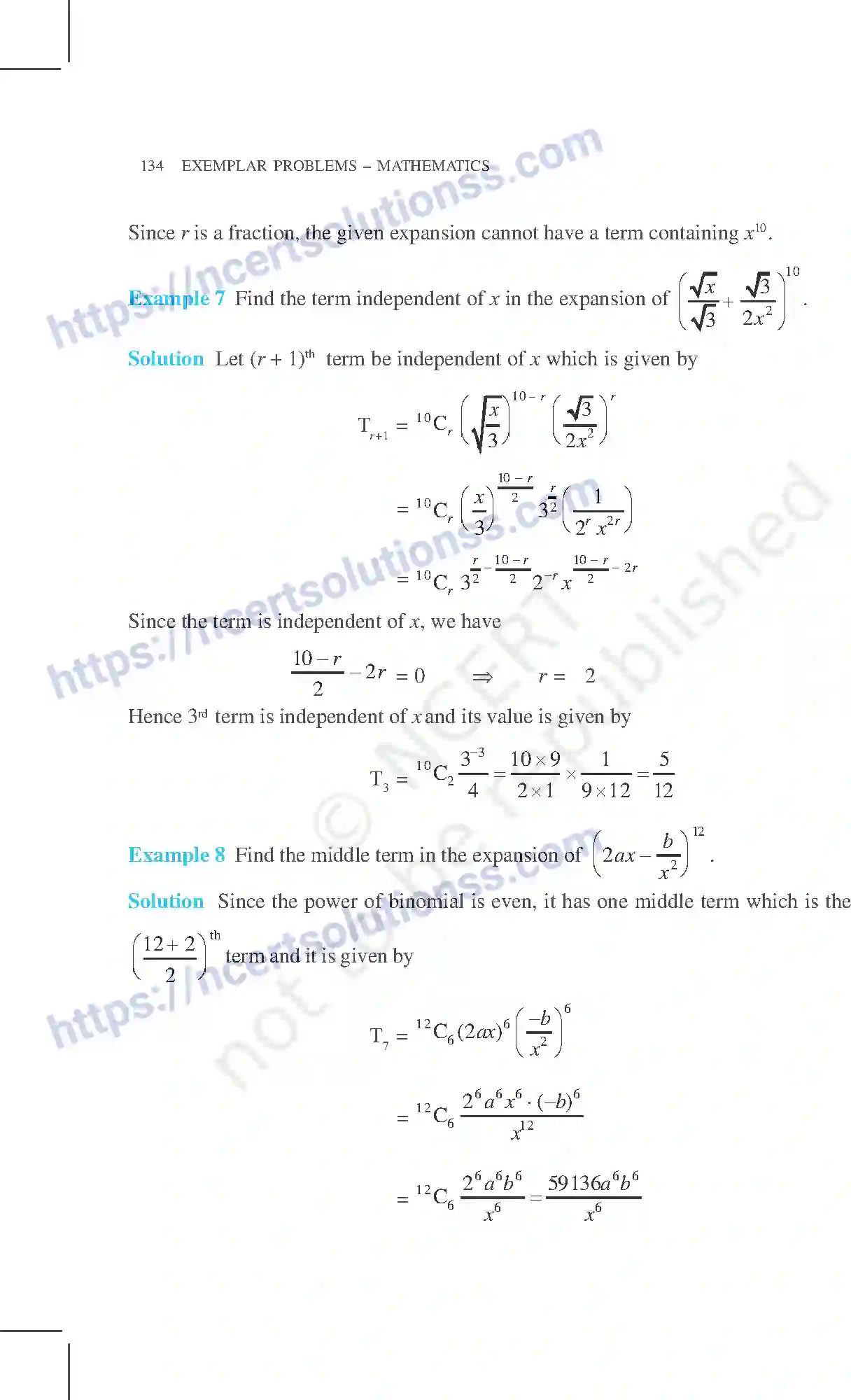 NCERT-Exemplar-Questions-Class-11-Mathematics--Binomial-Theorem-78-page-6