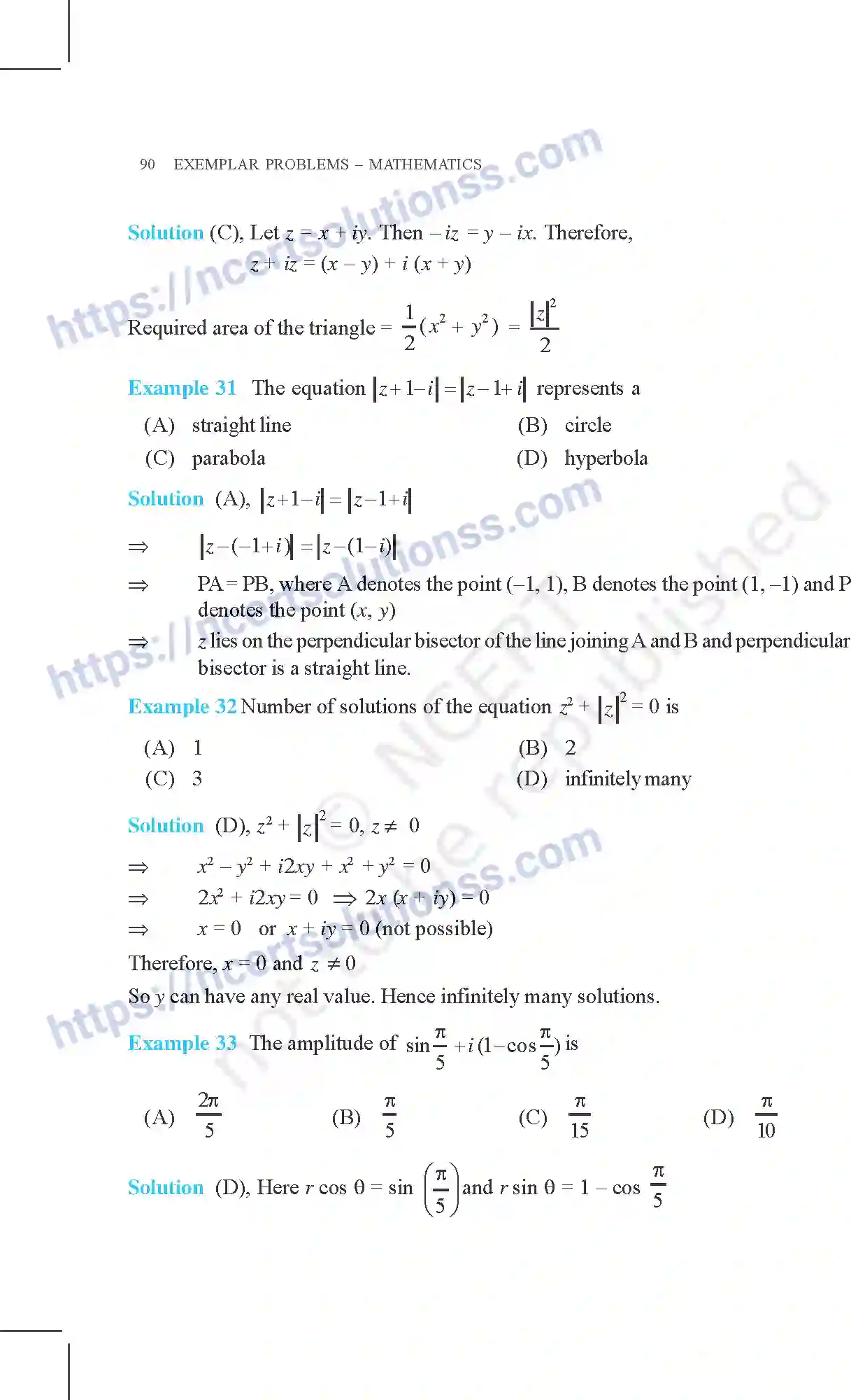 NCERT-Exemplar-Questions-Class-11-Mathematics--Complex-Numbers-And-Quadratic-Equations-75-page-18