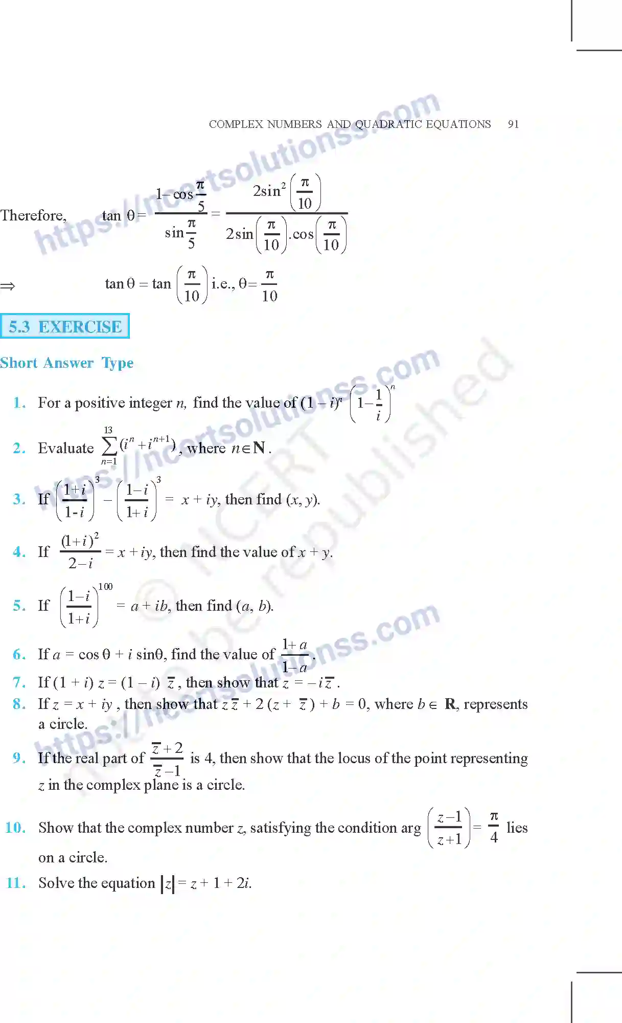 NCERT-Exemplar-Questions-Class-11-Mathematics--Complex-Numbers-And-Quadratic-Equations-75-page-19