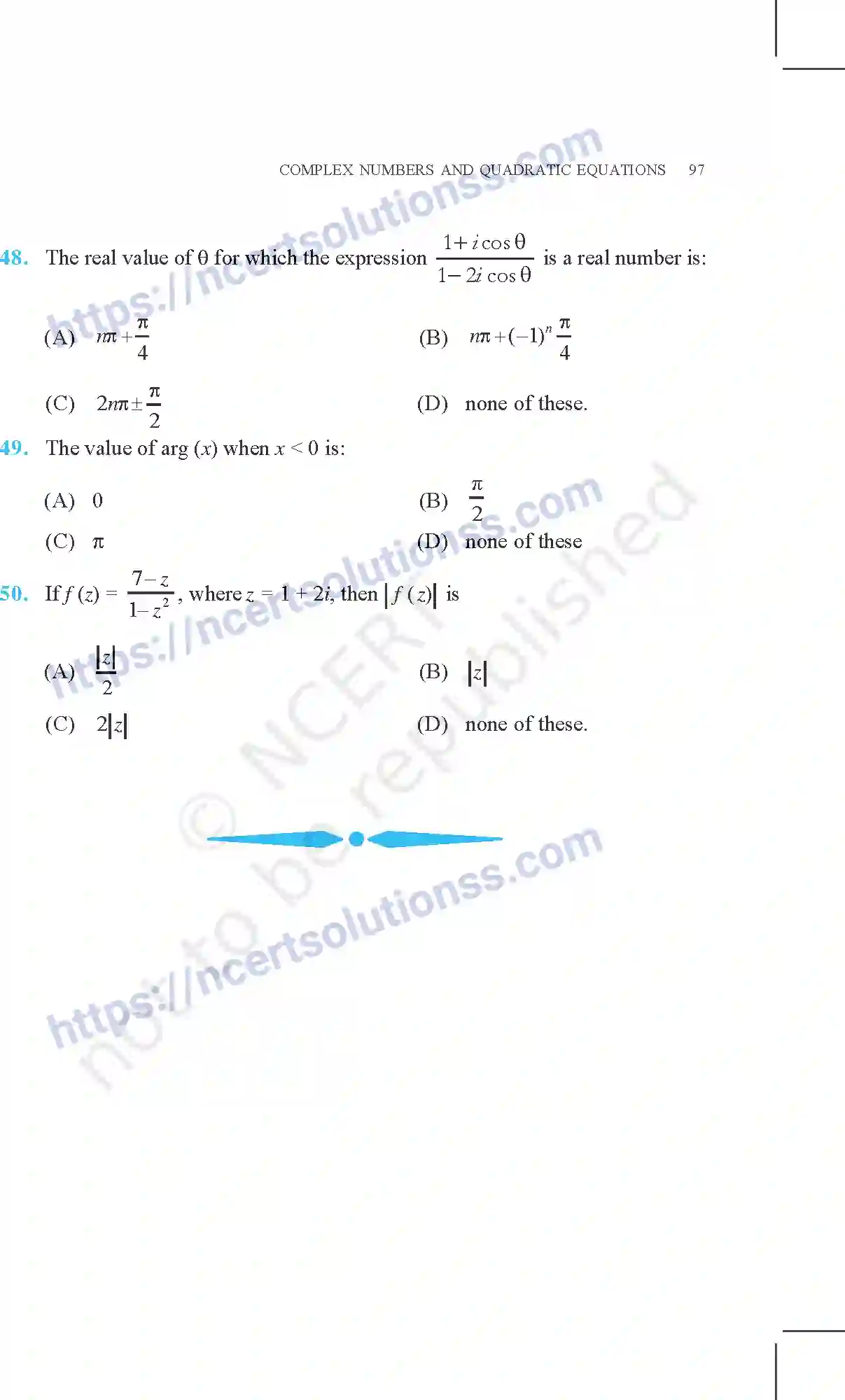 NCERT-Exemplar-Questions-Class-11-Mathematics--Complex-Numbers-And-Quadratic-Equations-75-page-25