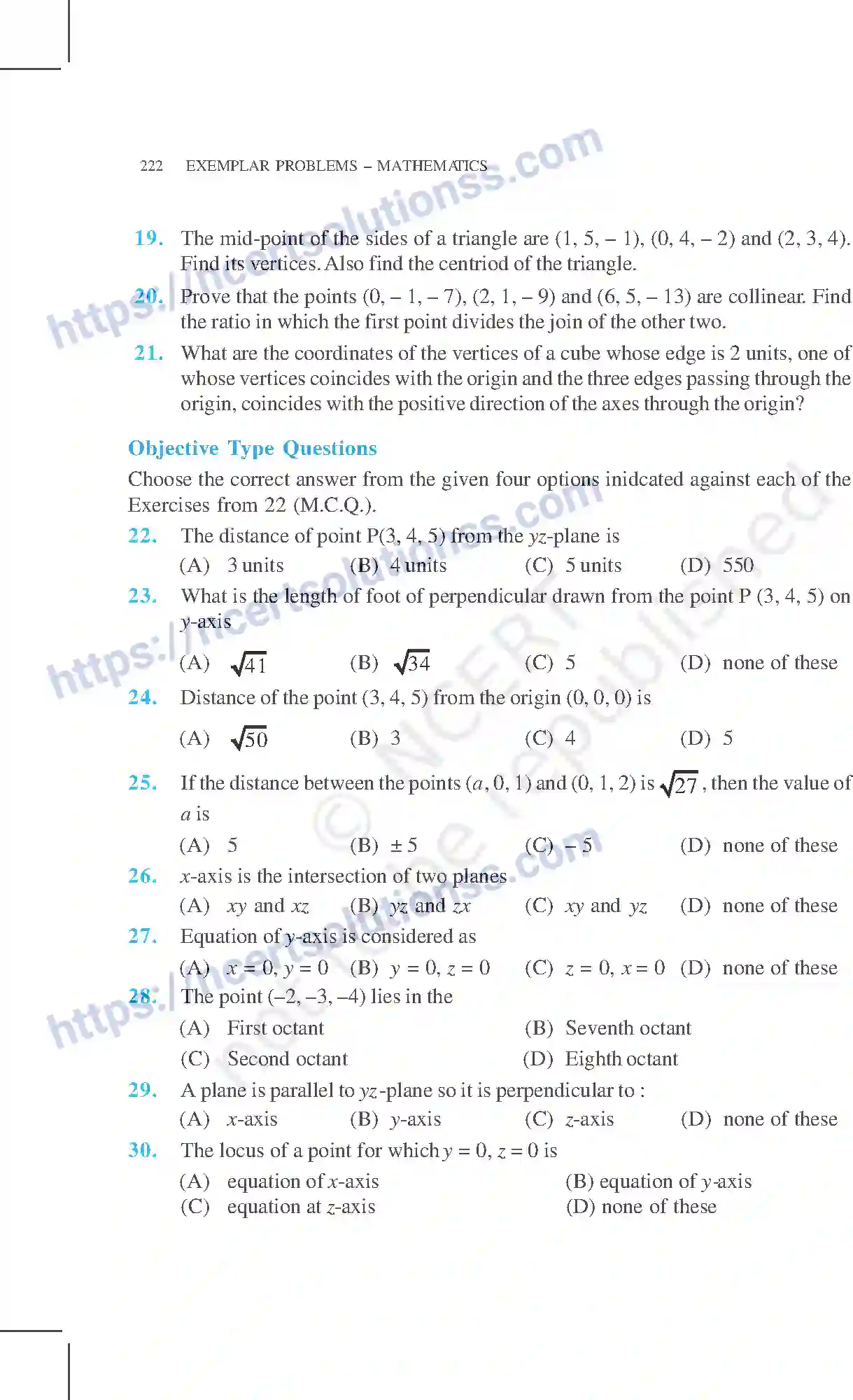 NCERT-Exemplar-Questions-Class-11-Mathematics--Introduction-To-Three-Dimensional-Geometry-82-page-15