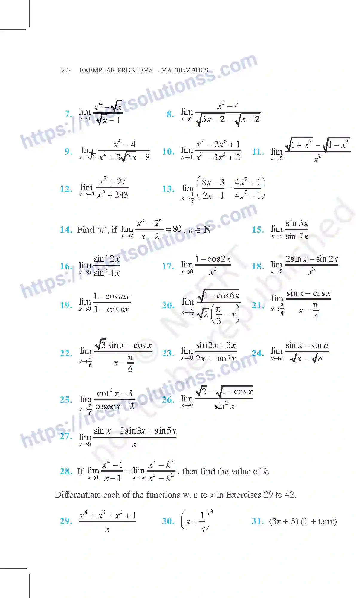 NCERT-Exemplar-Questions-Class-11-Mathematics--Limits-And-Derivatives-83-page-16