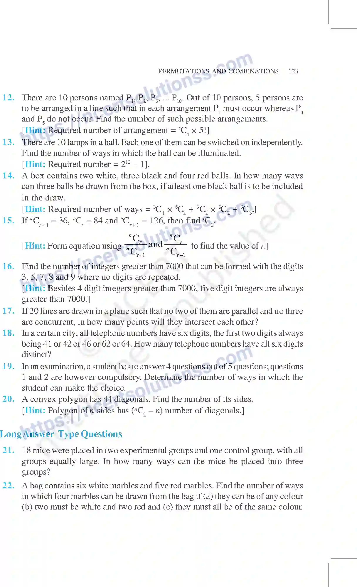 NCERT-Exemplar-Questions-Class-11-Mathematics--Permutations-And-Combinations-77-page-10