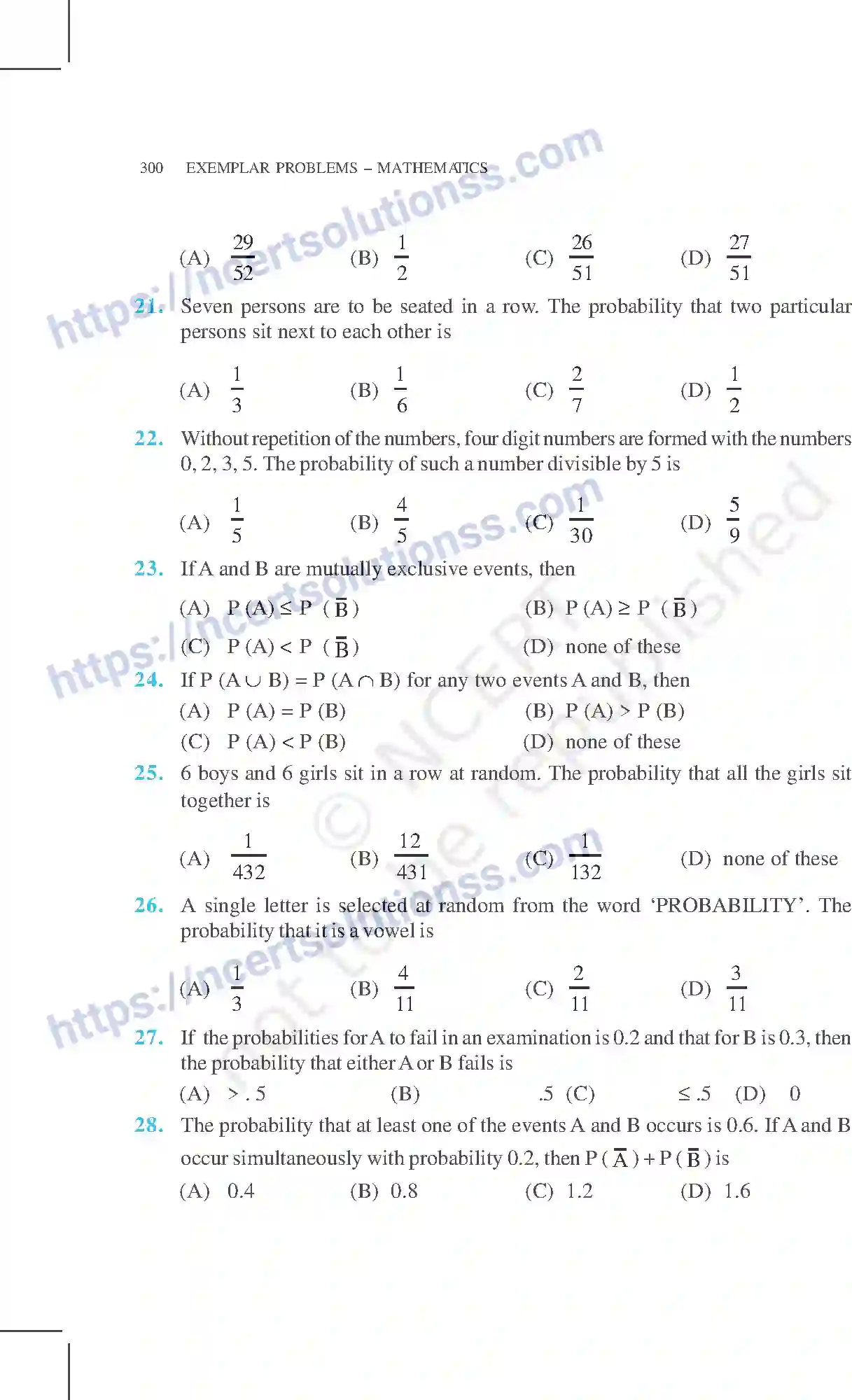 NCERT-Exemplar-Questions-Class-11-Mathematics--Probability-86-page-17