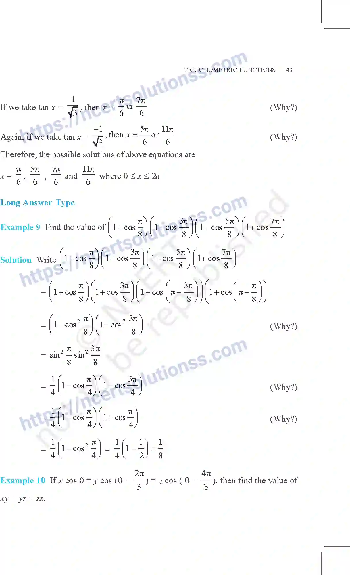 NCERT-Exemplar-Questions-Class-11-Mathematics--Trigonometric-Functions-73-page-10