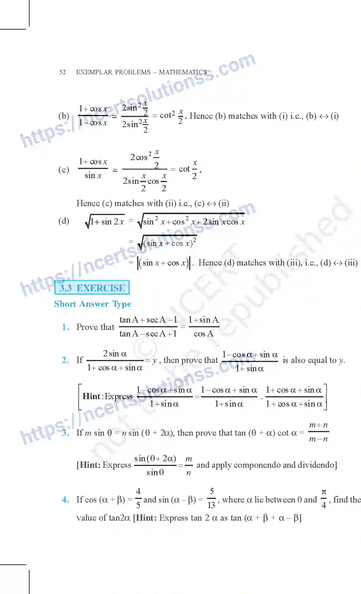 NCERT-Exemplar-Questions-Class-11-Mathematics--Trigonometric-Functions-73-page-19