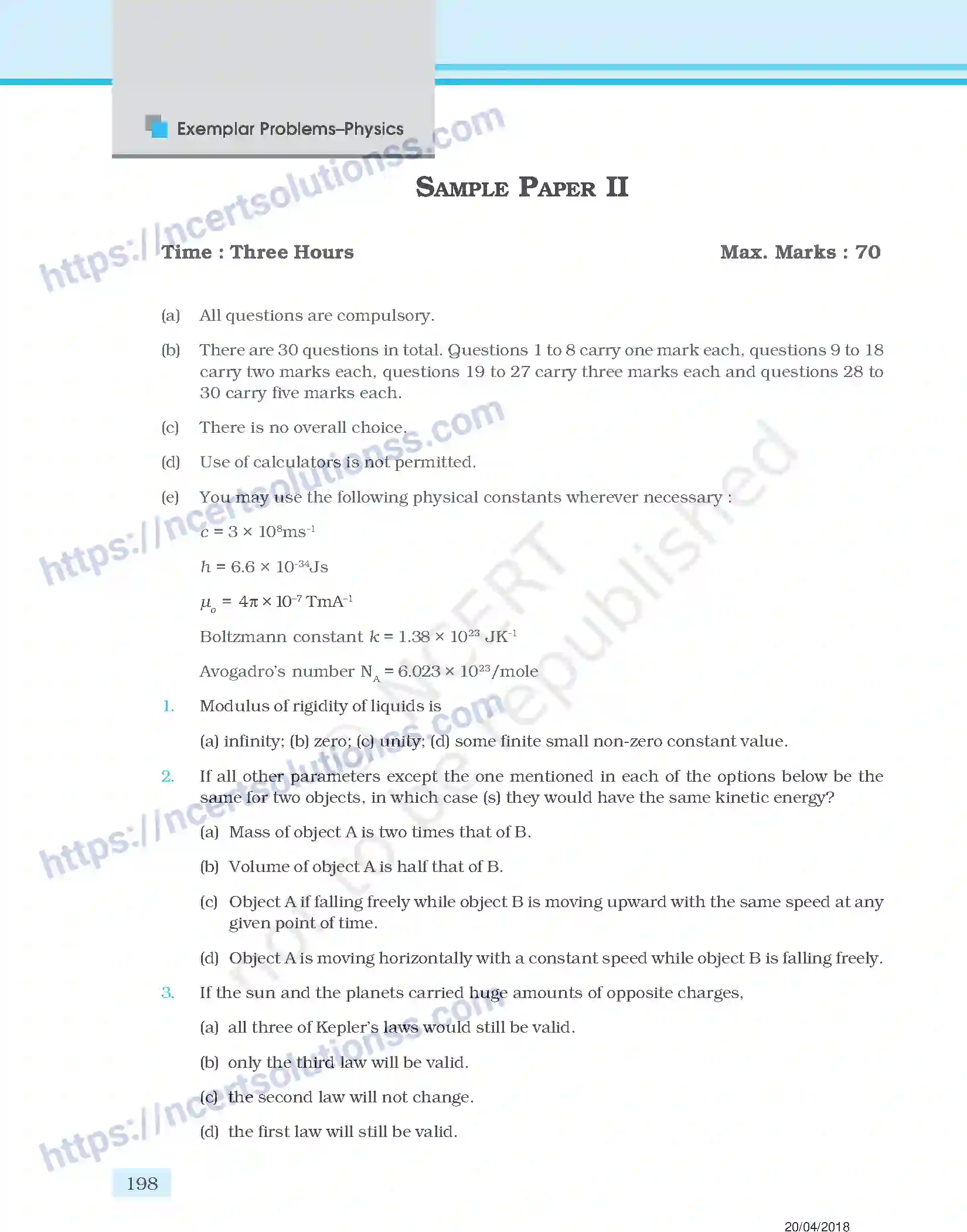 NCERT-Exemplar-Questions-Class-11-Physics--Design-of-Question-Paper-144-page-18
