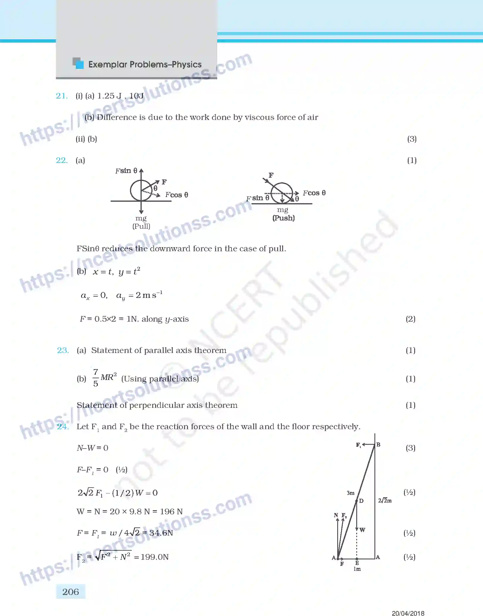 NCERT-Exemplar-Questions-Class-11-Physics--Design-of-Question-Paper-144-page-26