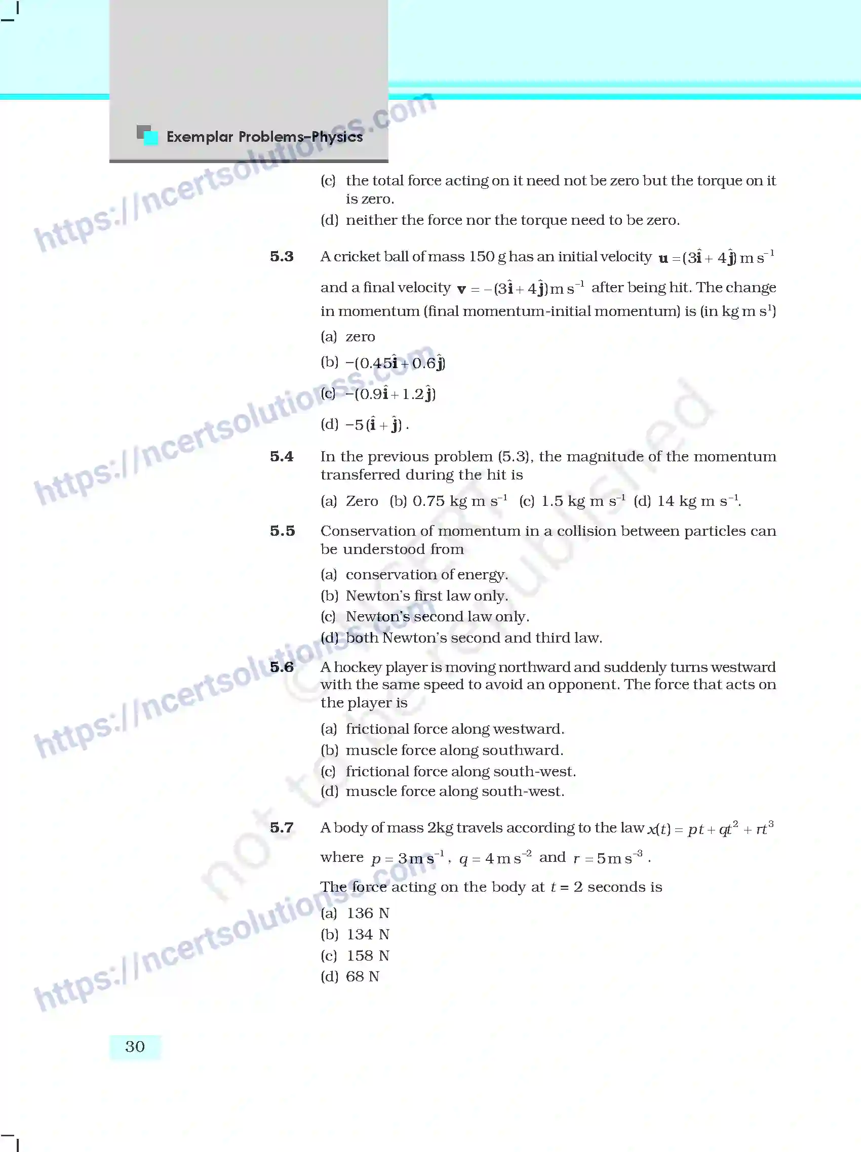 NCERT-Exemplar-Questions-Class-11-Physics--Laws-of-Motion-133-page-2